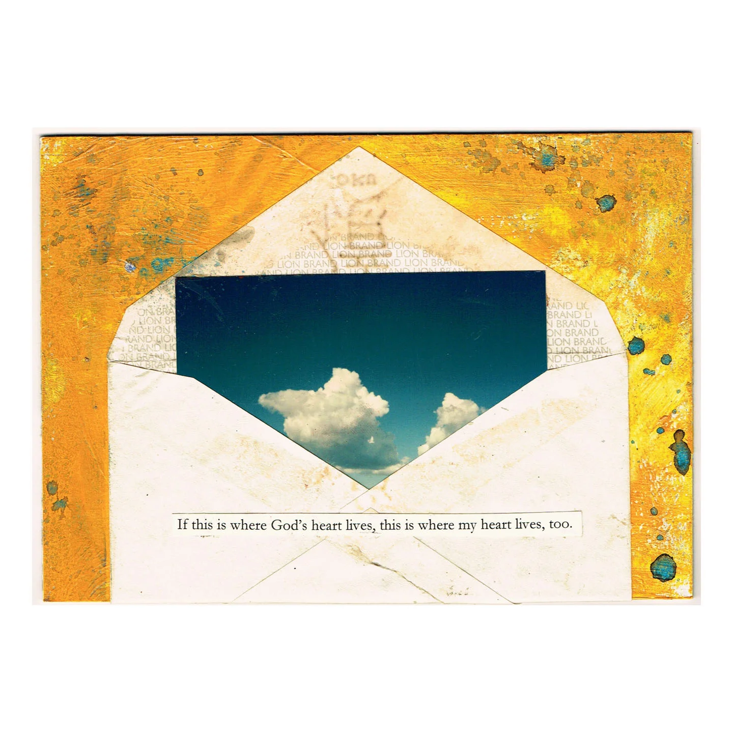 God's Heart - Card