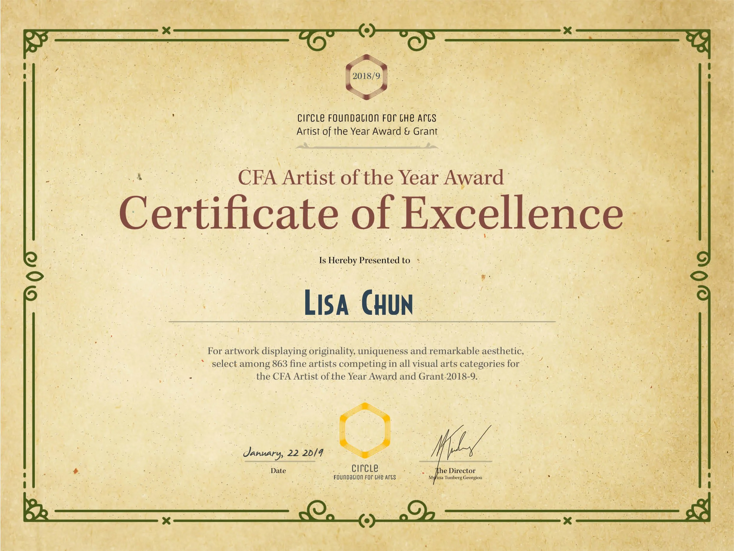 ArtistOfTheYear-Certificate_Lisa_Chun.jpg
