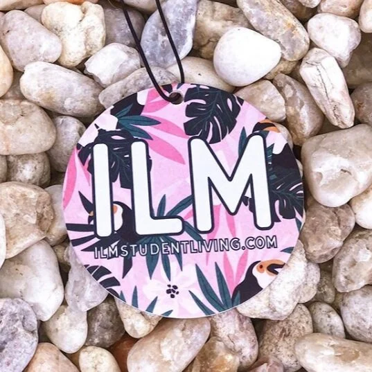 One of my favorite items for getting your logo out there! To be honest, these car air fresheners didn't last that long, but I forgot about it and left it hanging in my car for months. I bet a lot of students did too and our logo got to hang out in a…