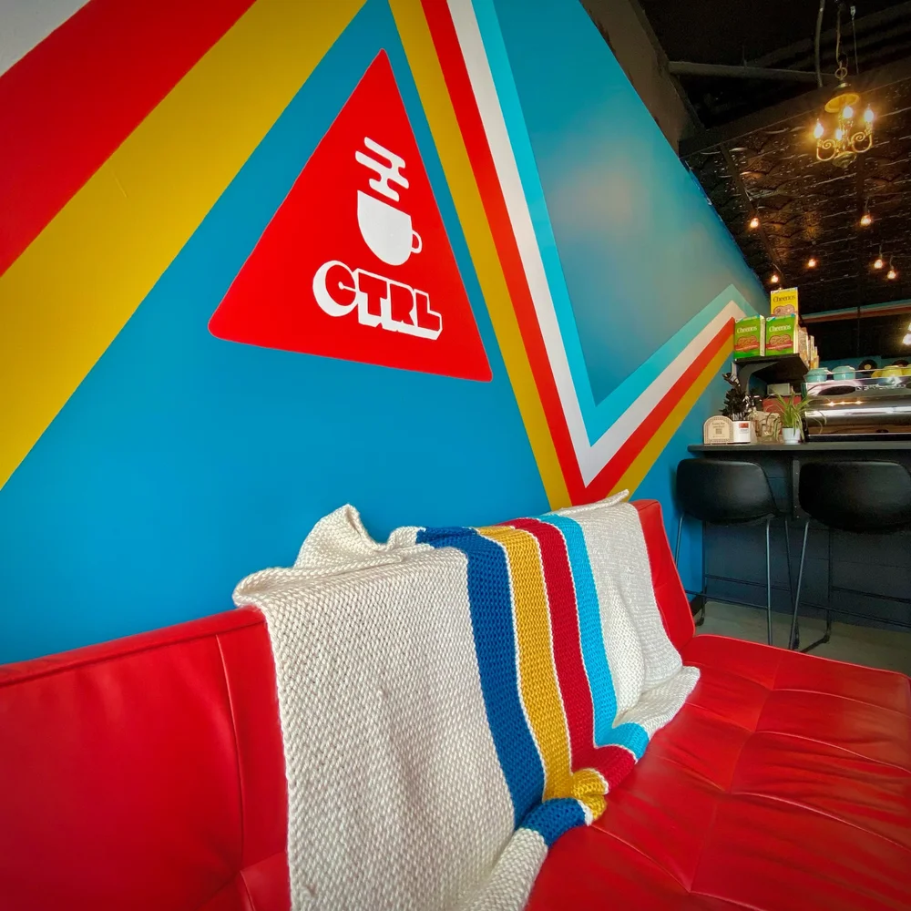 Inside CTRL Coffee &  Cereal Bar