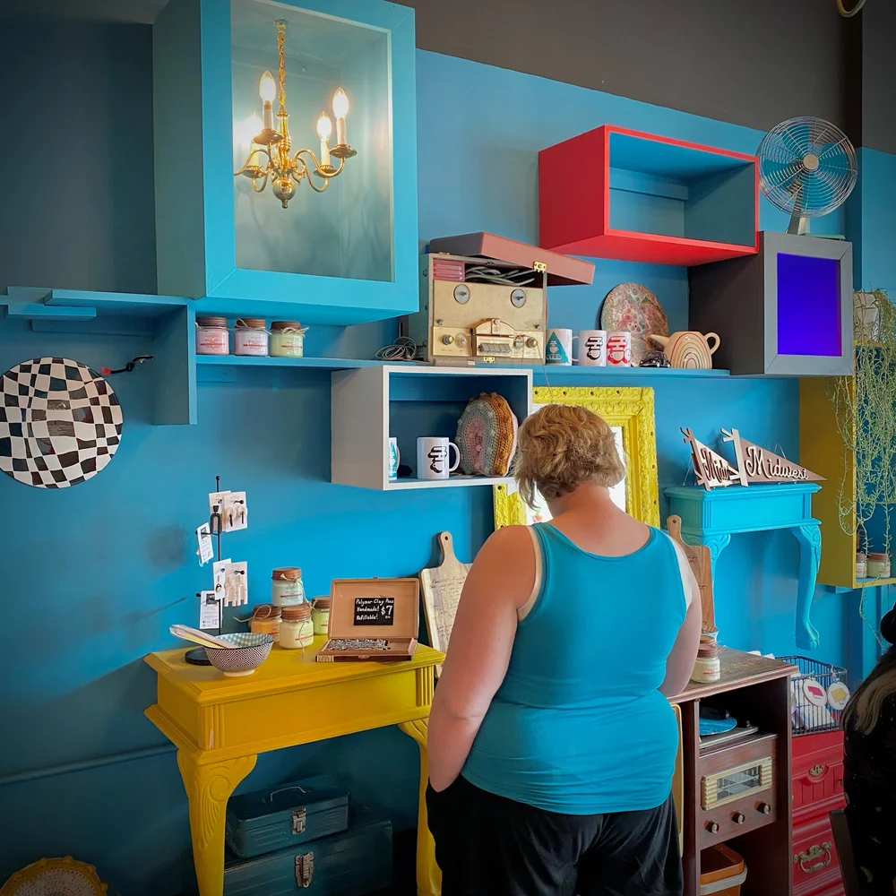 Local artisan wares for sale at CTRL Coffee & Cereal Bar