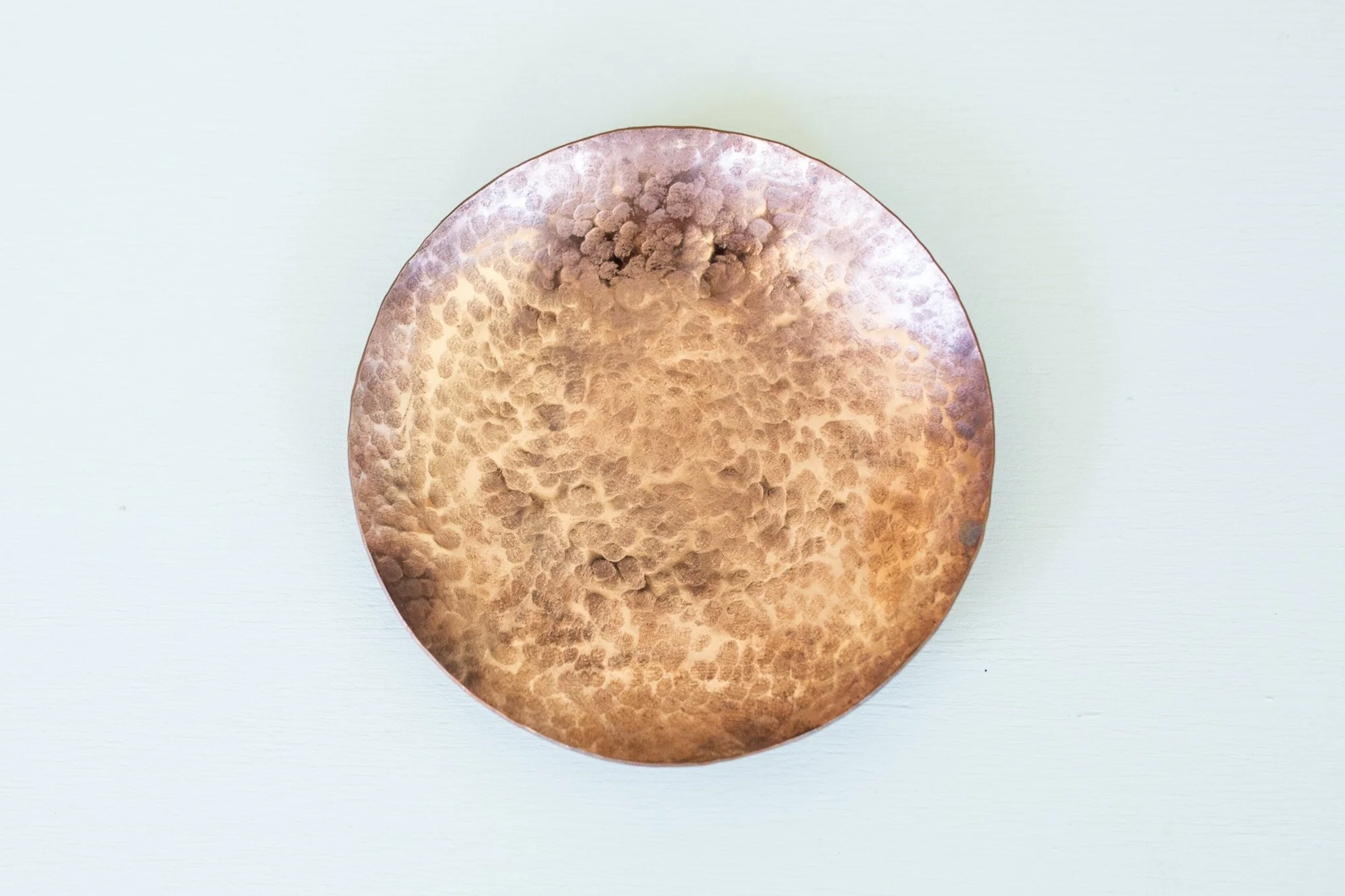 Large Copper Dish Pair