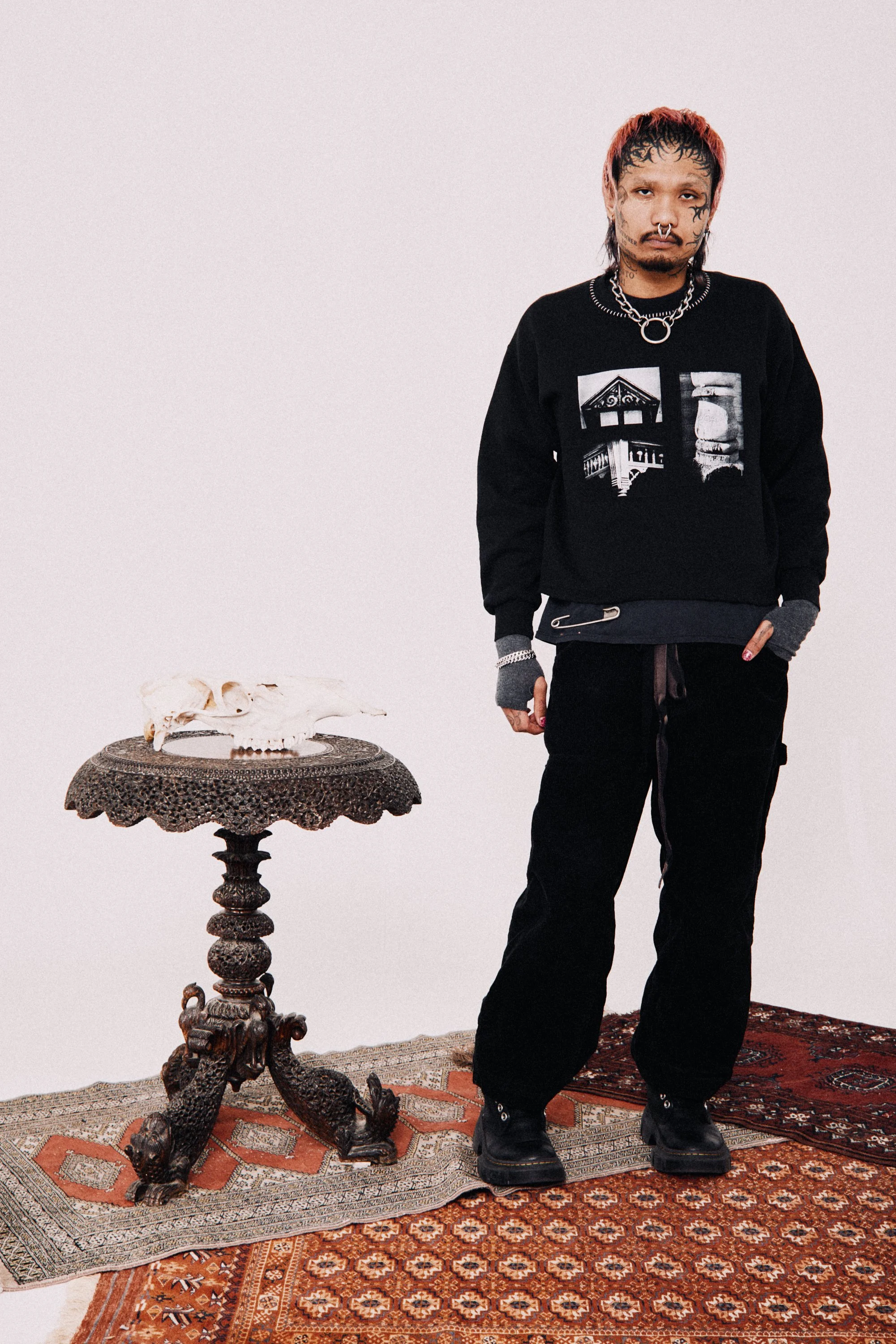 RAGHOUSE PATCHES CREWNECK