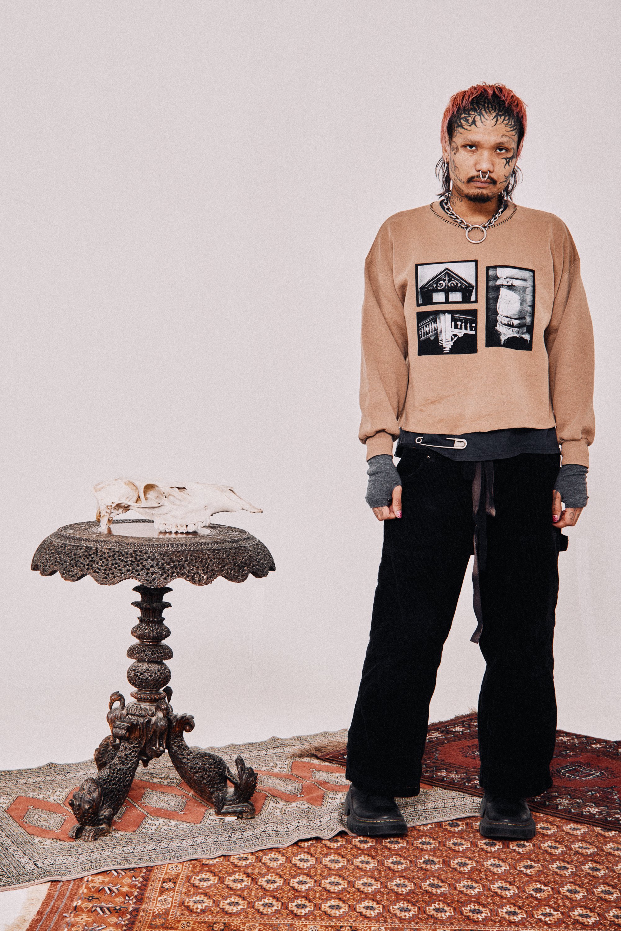 RAGHOUSE PATCHES CREWNECK