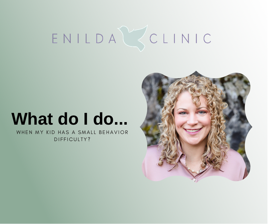 What do you do when your kid has just a tiny, little difficulty?