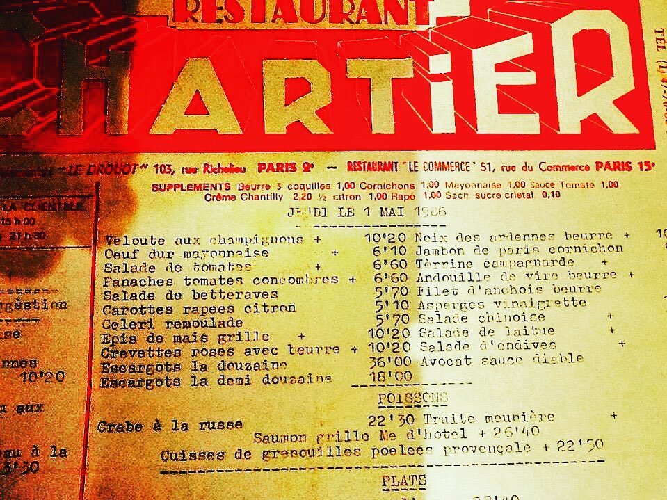 1st May, 1986. The Apartments played Paris for the first time. The Rex Club. Earlier that year, Alan Vega from Suicide played there. Nico, The Replacements&mdash;it was that kind of room. The promoter took us to&nbsp;Bouillon&nbsp;Chartier&nbsp;in Mo