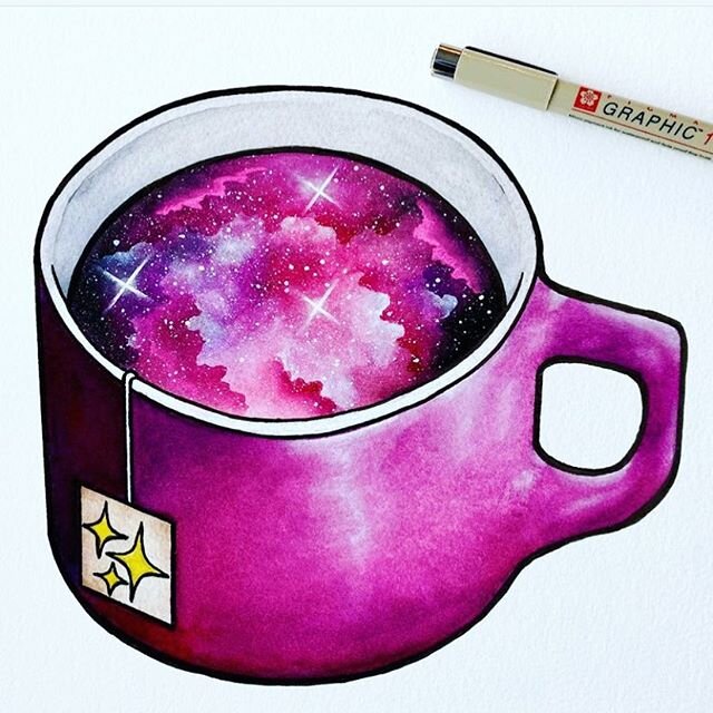 Anybody order some cosmic tea? ✨☕️