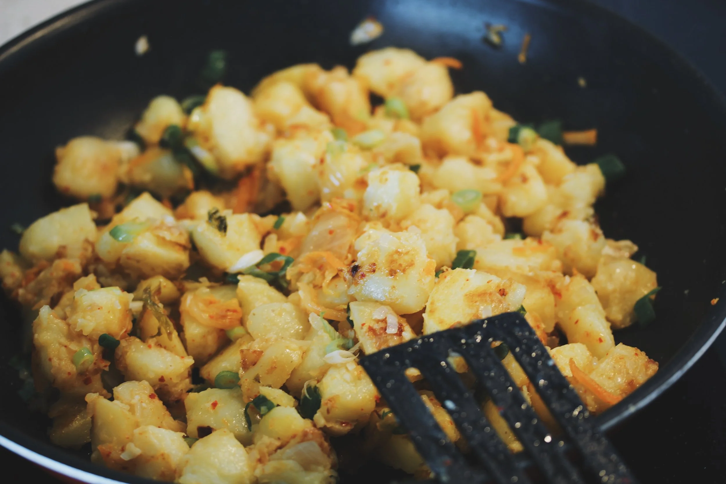 Kimchi Potatoes W-Miso Mushrooms