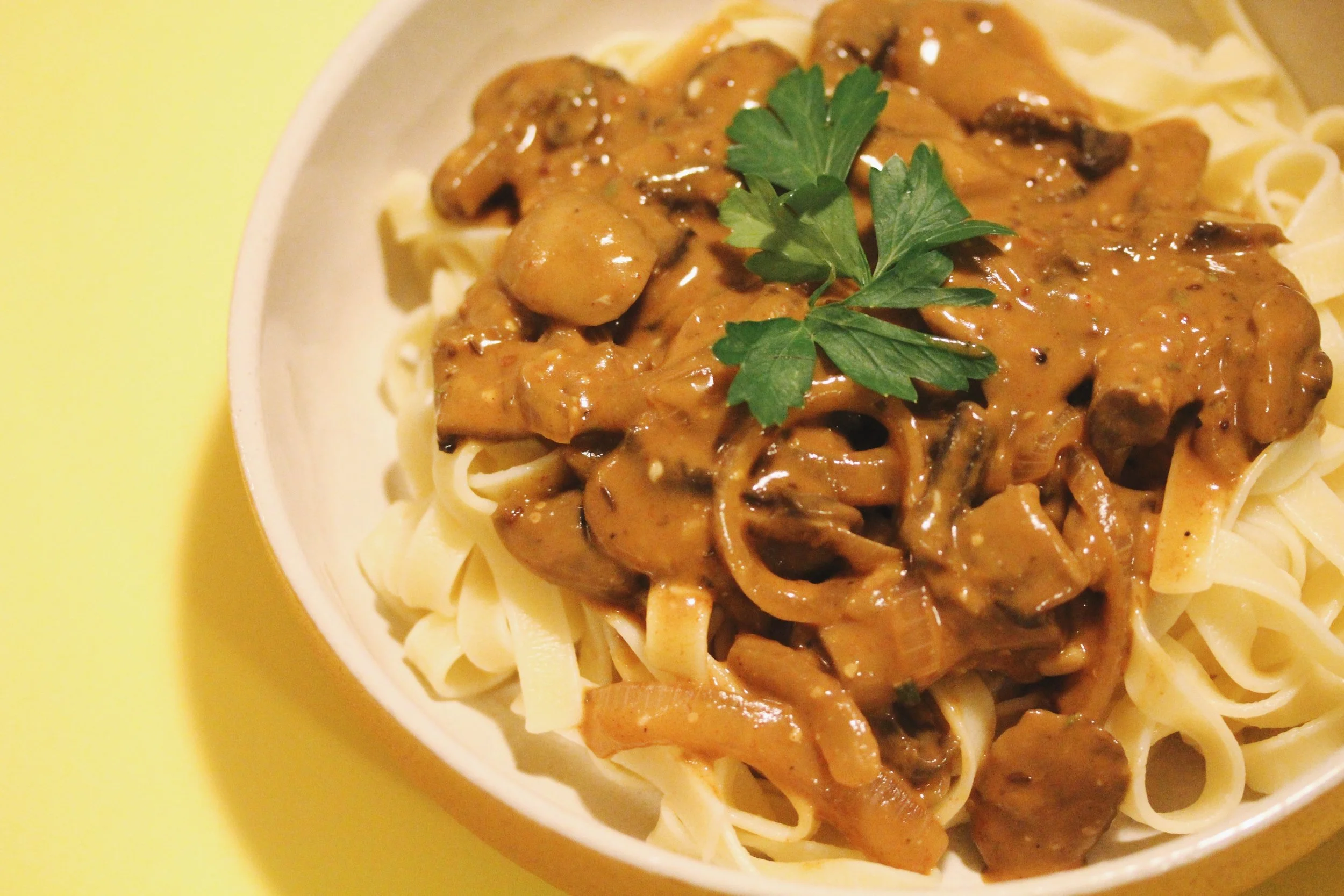 Classic Mushroom Stroganoff