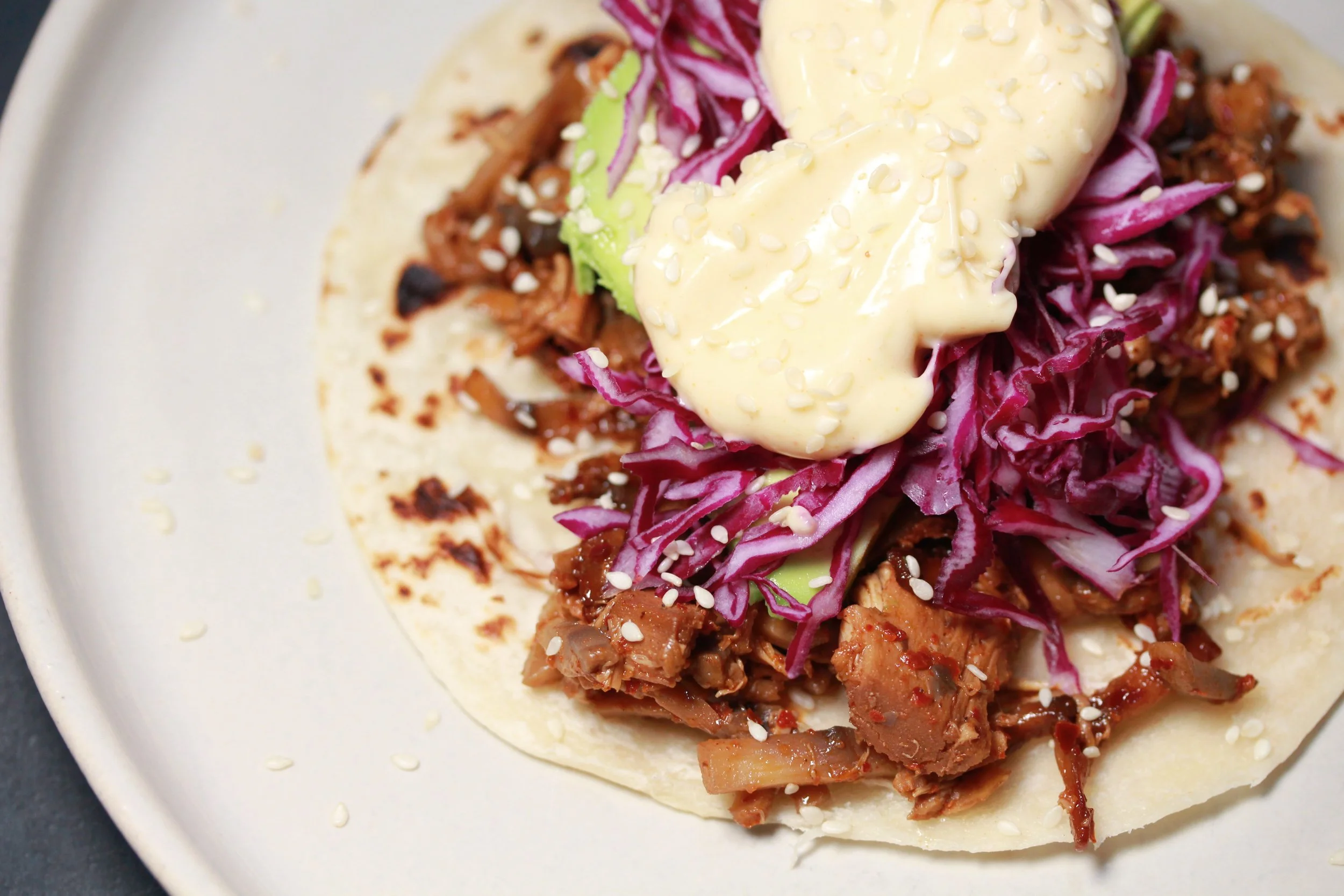 Korean Bulgogi Mushroom Tacos