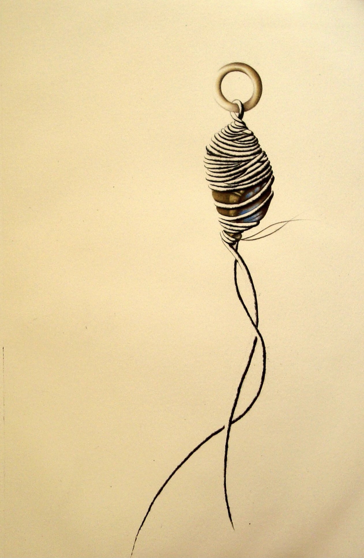   Idea Cycle III   Drypoint and Gouache on Paper 