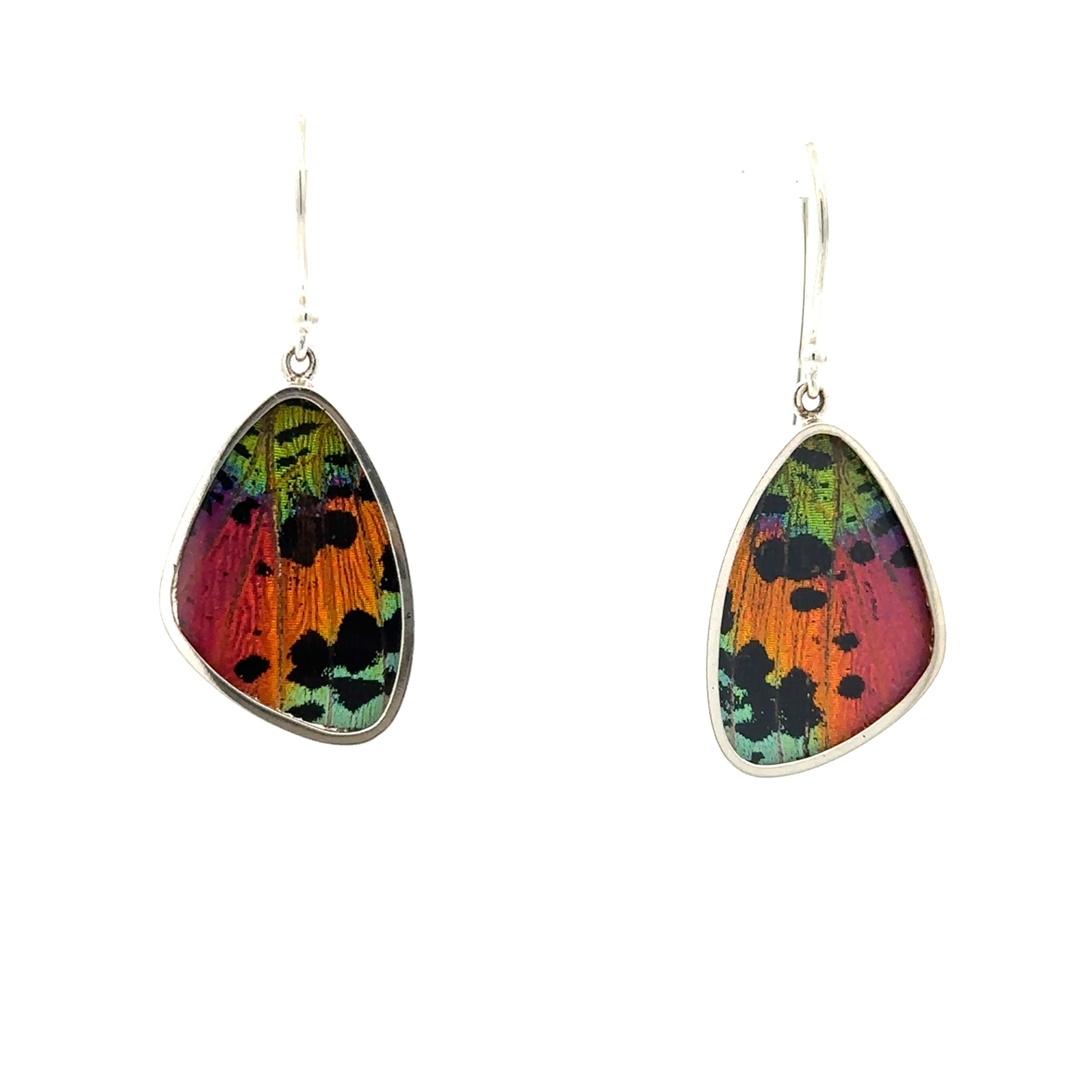 Sunset Butterfly Wing Earrings