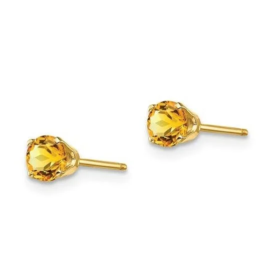 14k Citrine Earrings