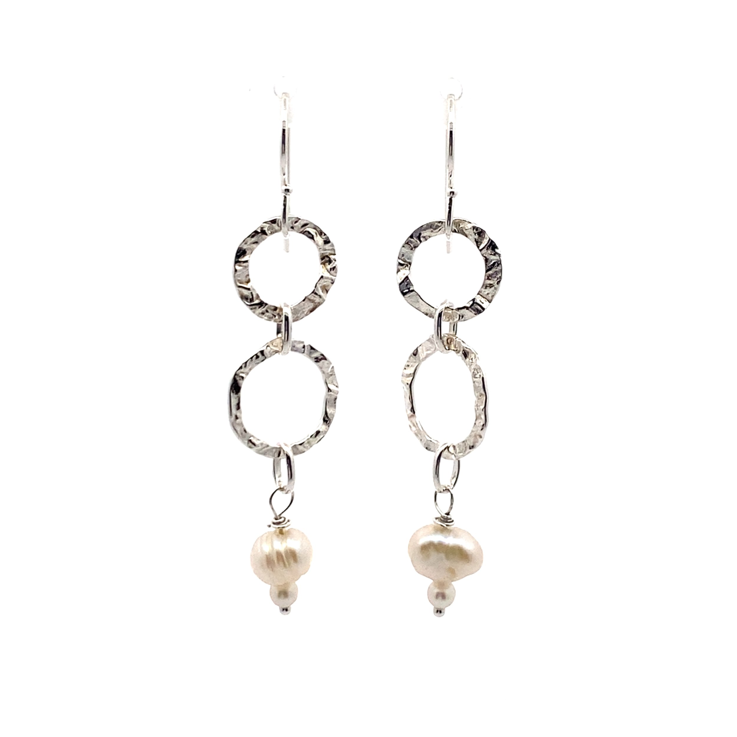 Sterling Silver Pearl Earrings
