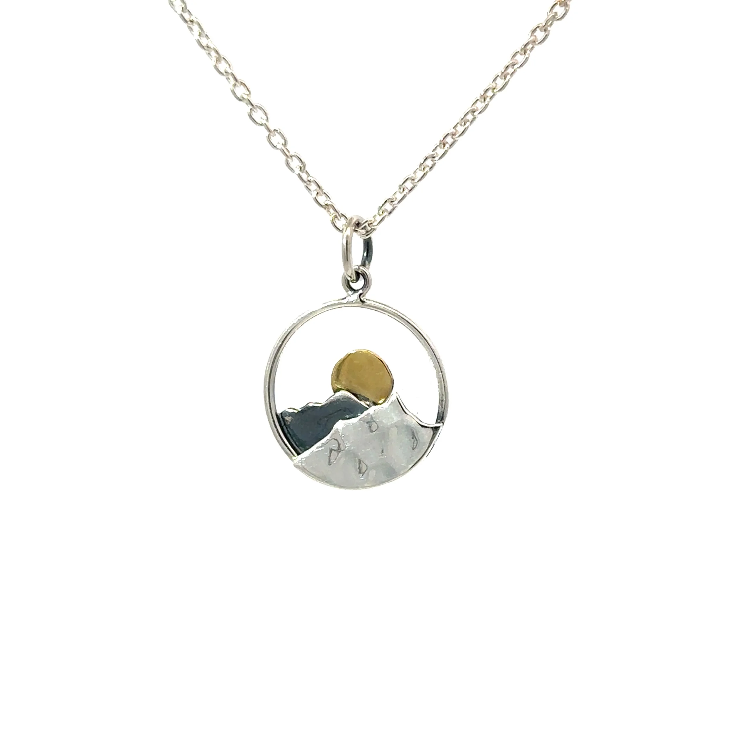 Moon Over Mountains Necklace