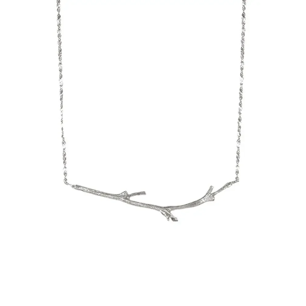 Sterling Silver Branch Necklace