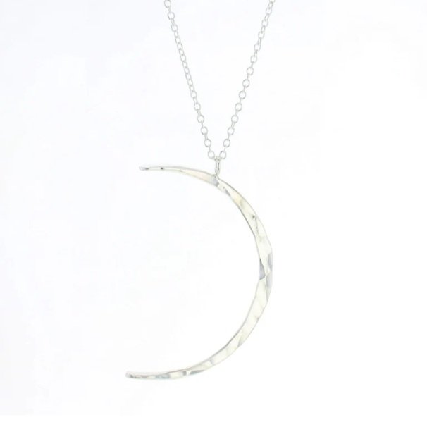Celeste Large Moon Necklace
