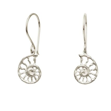 Mini Nautilus Earrings