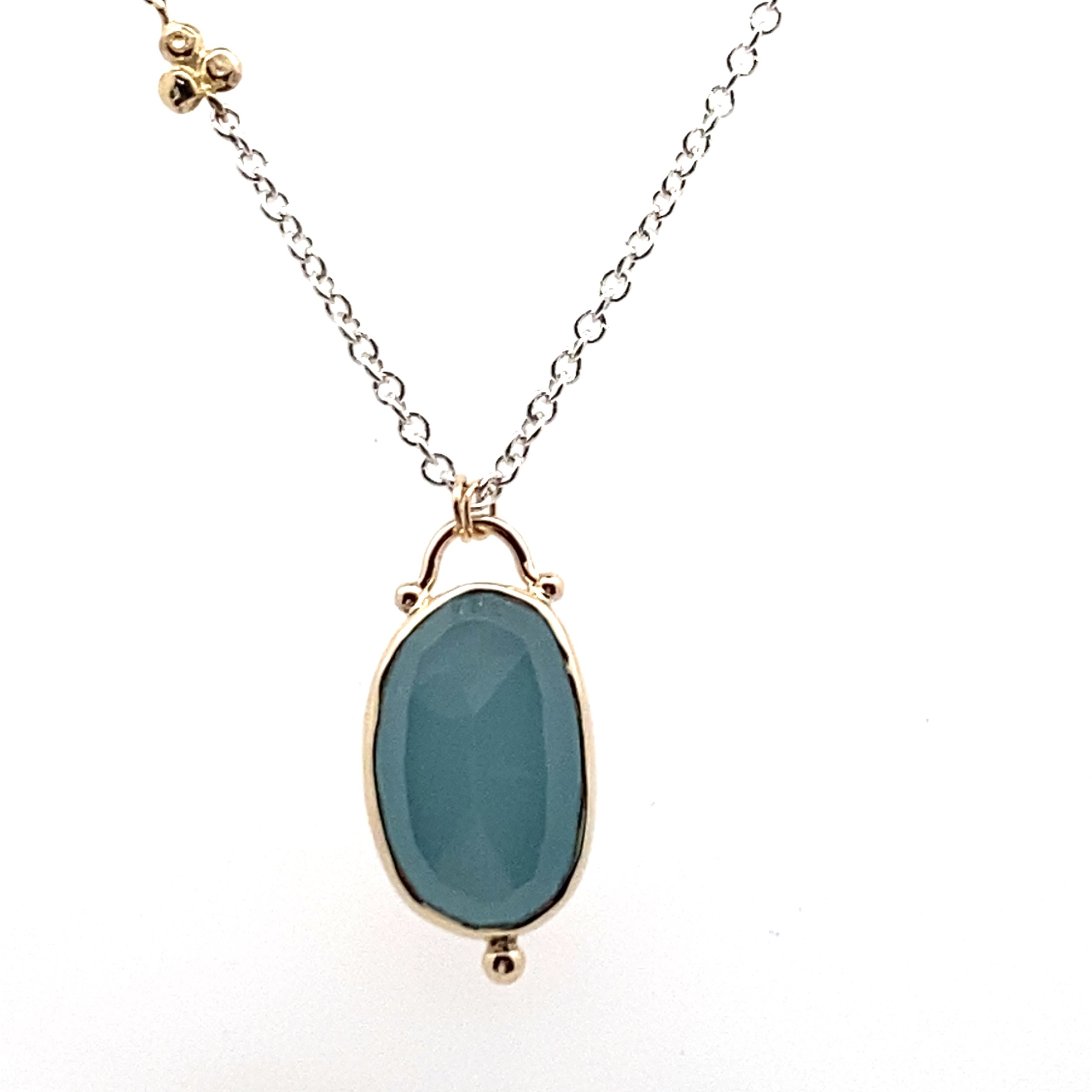 Handmade Aquamarine Necklace