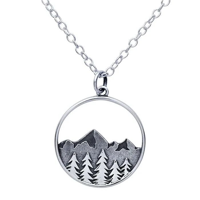 Mountains & Trees Necklace