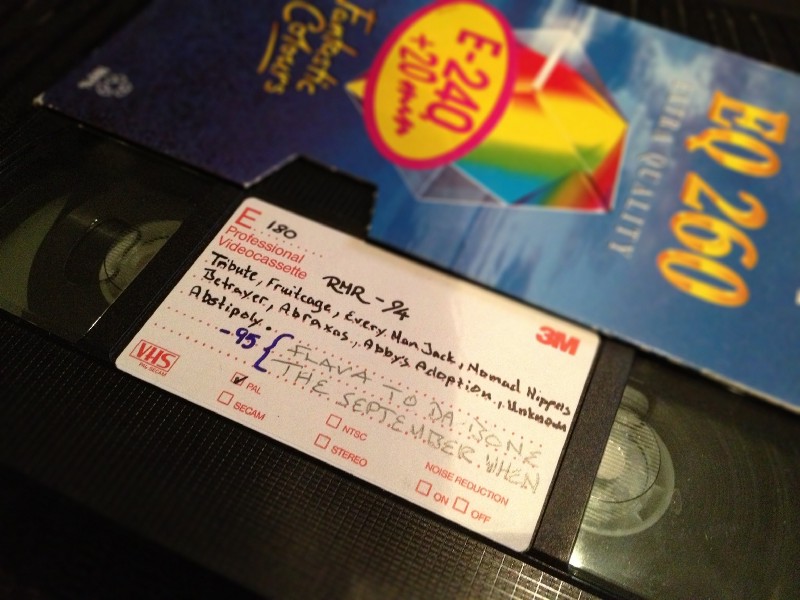 Old VHS from RMR 1994 and 1995