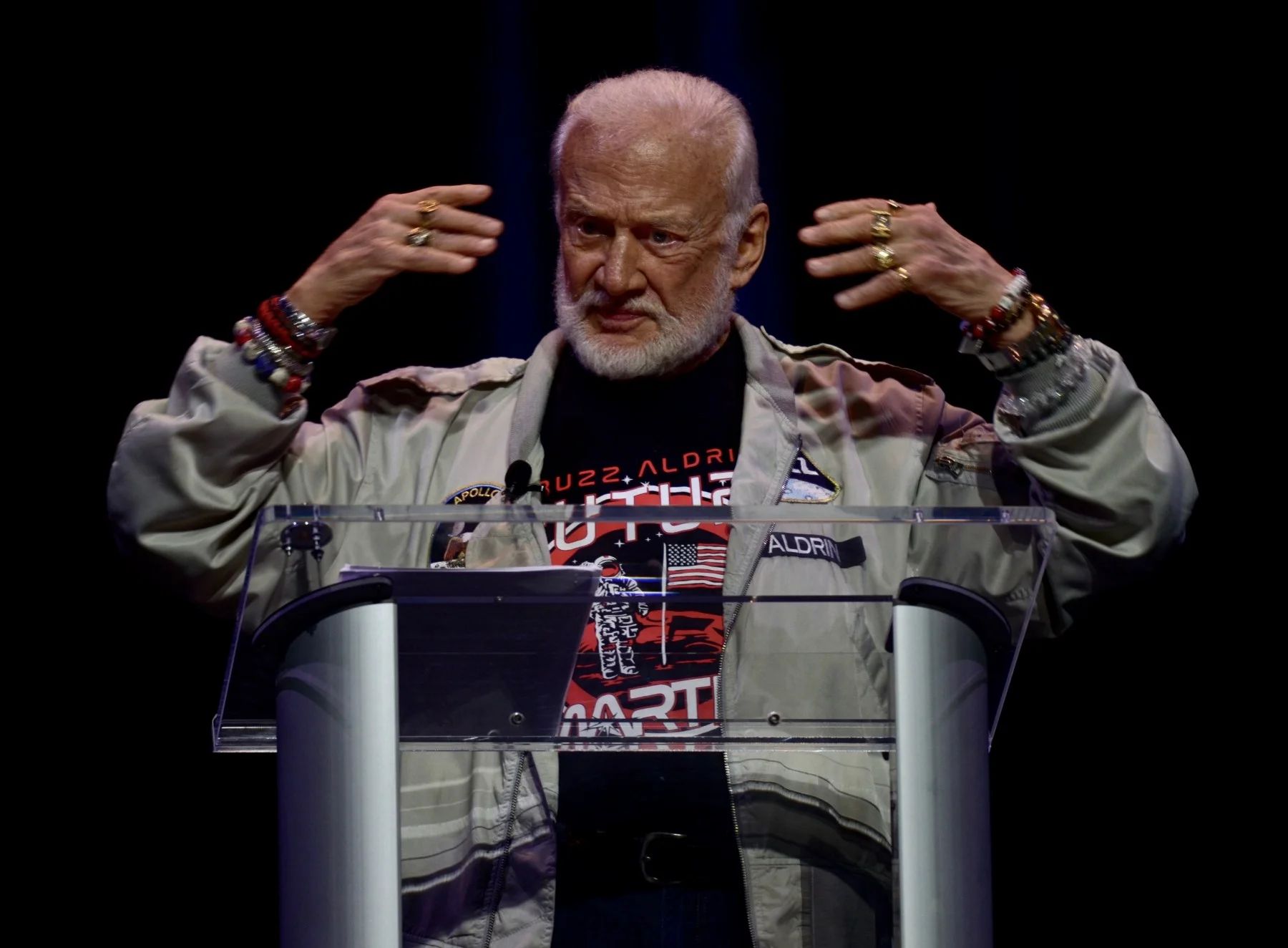 Get Your Ass To Mars — Buzz Aldrin (Photo: Teodor Bjerrang)
