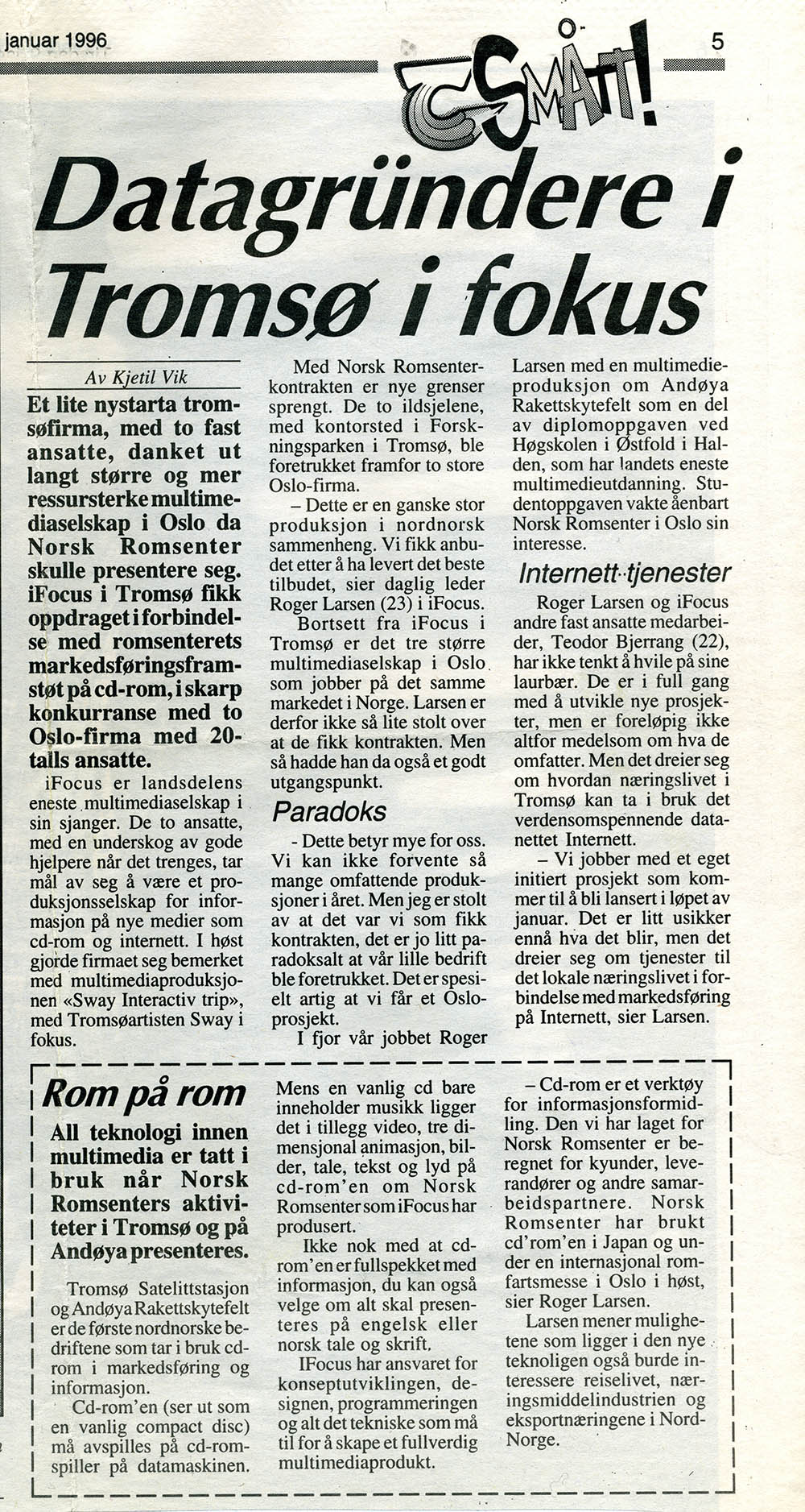 Avisen Tromsø – Tirsdag 9. januar 1996 low.jpg