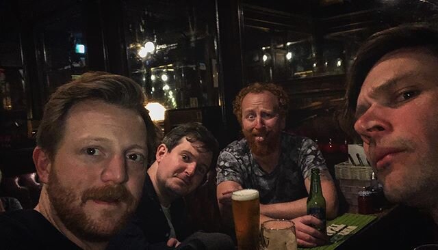 We had pints tonight. We&rsquo;re all looking well. Fair play to us.