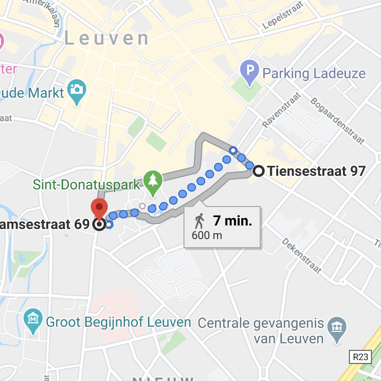 Hoofdgebouw economie: 7 minuutjes.