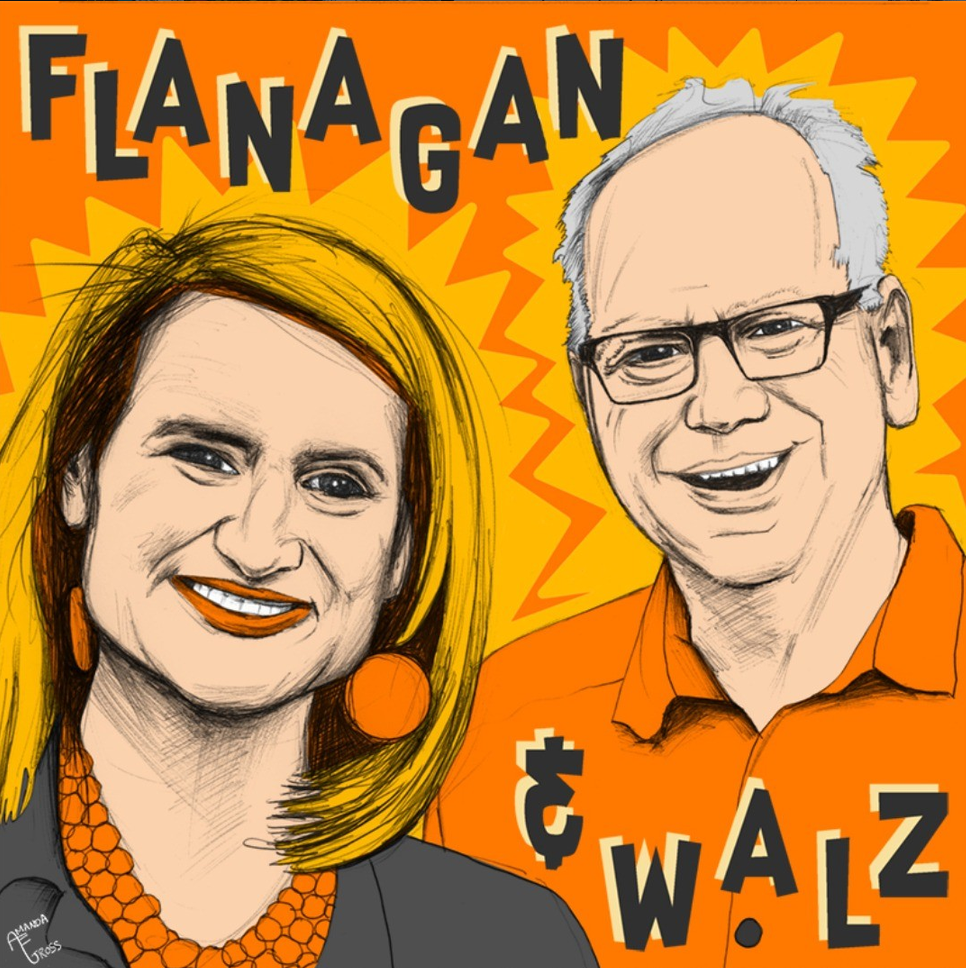 Peggy Flanagan & Tim Walz