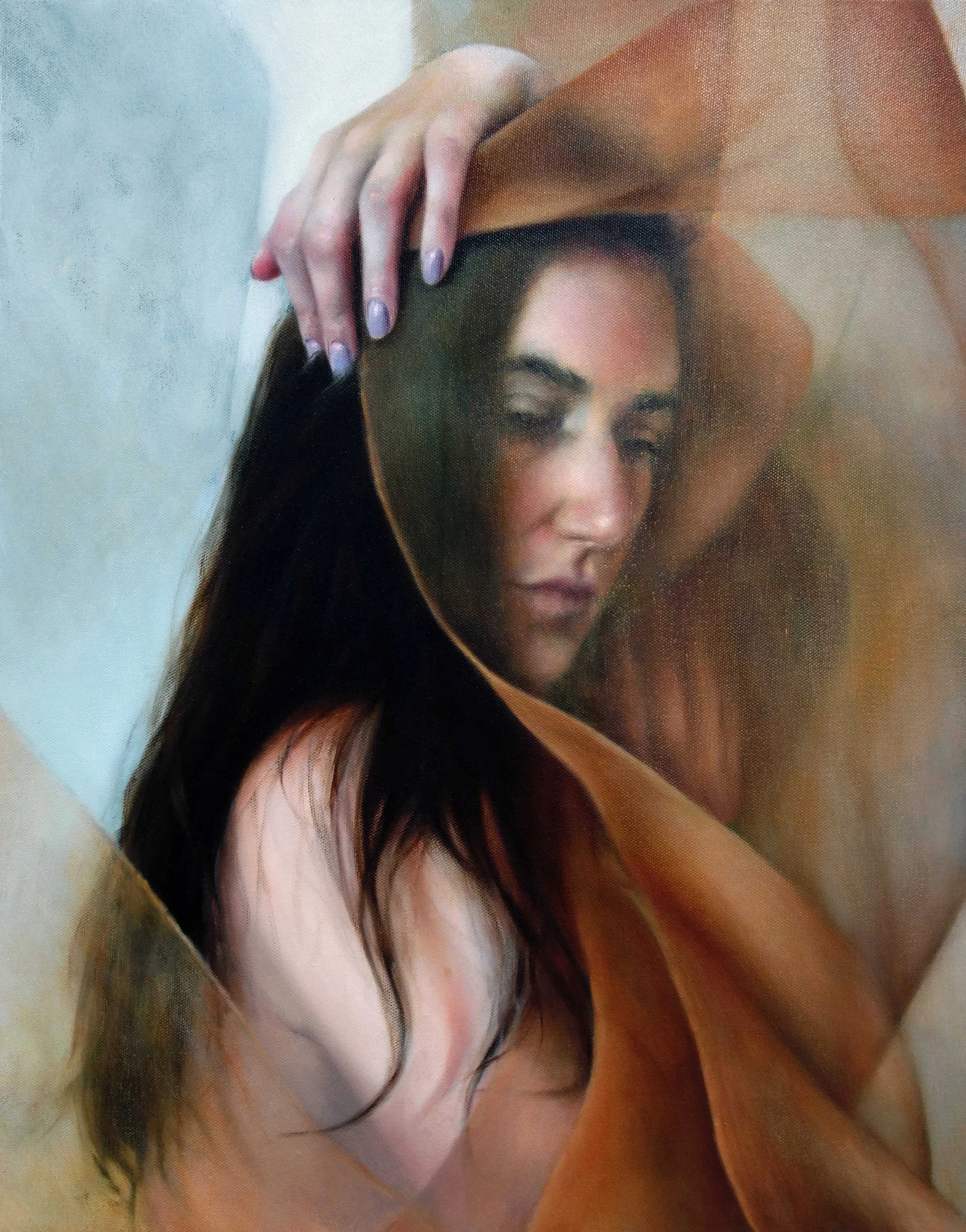ENMESHED oil on canvas 20” x 16” 2017