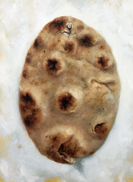   NAAN  oil on panel 16” x 12” 2017 