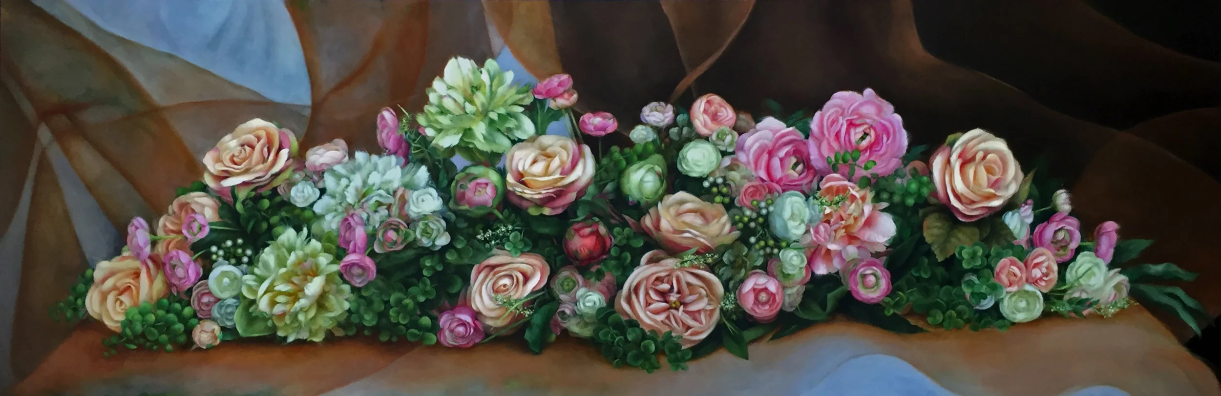   9/9/17  oil on canvas 20” x 60” 2017 