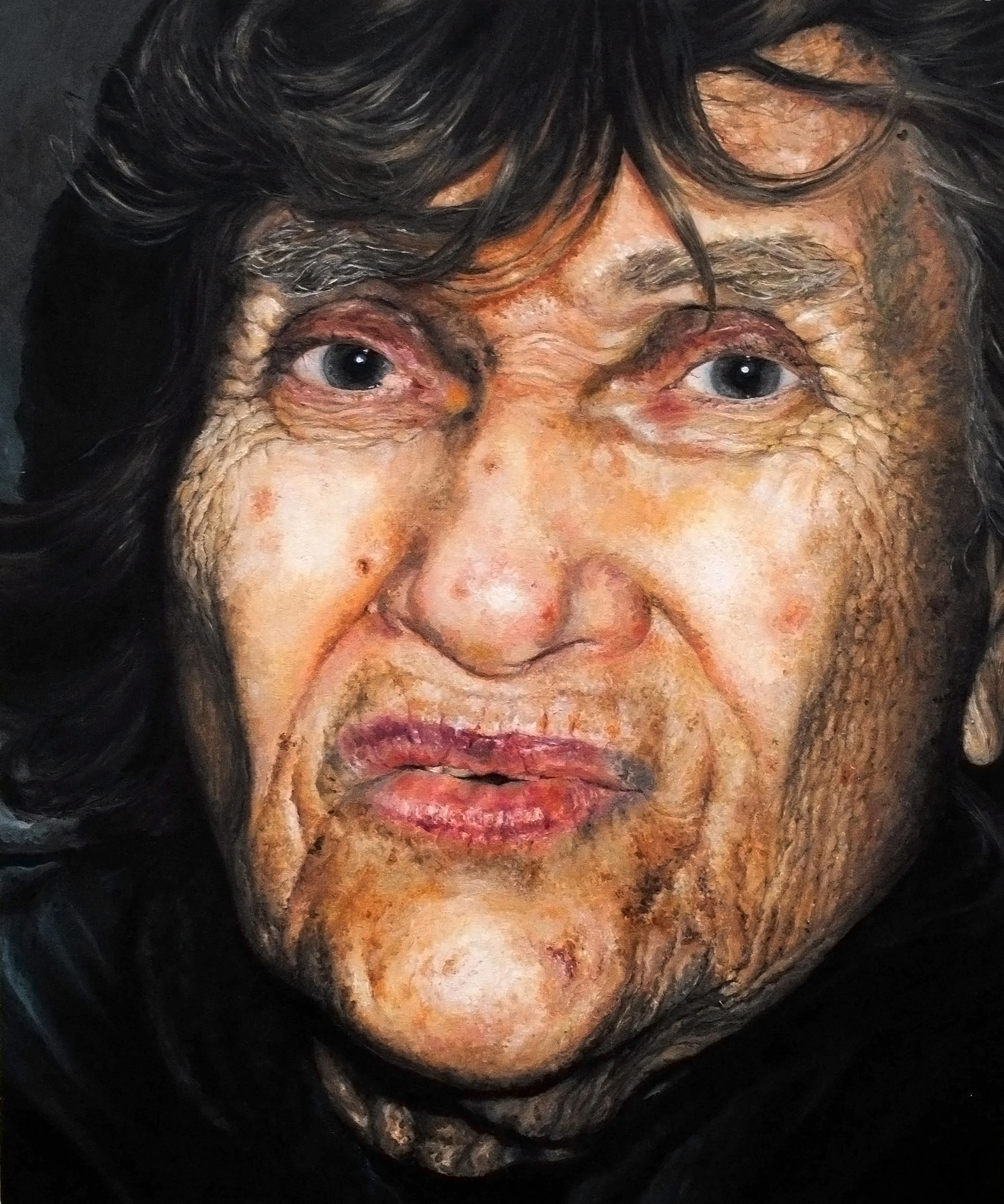 PORTRAIT OF MY GRANDMOTHER oil on canvas 24” x 20” 2010