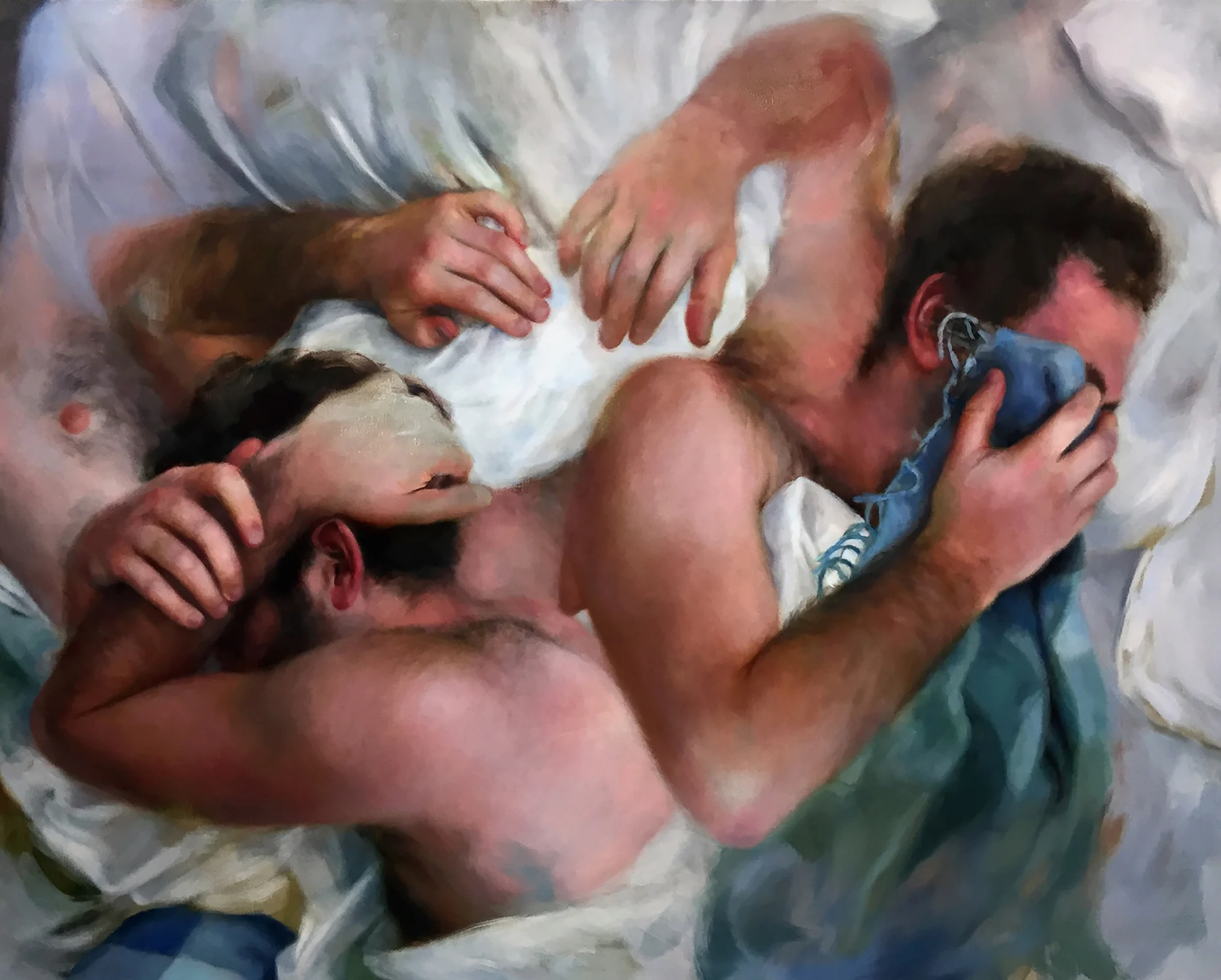 TURNING, TOSSING oil on linen 24” x 30” 2016