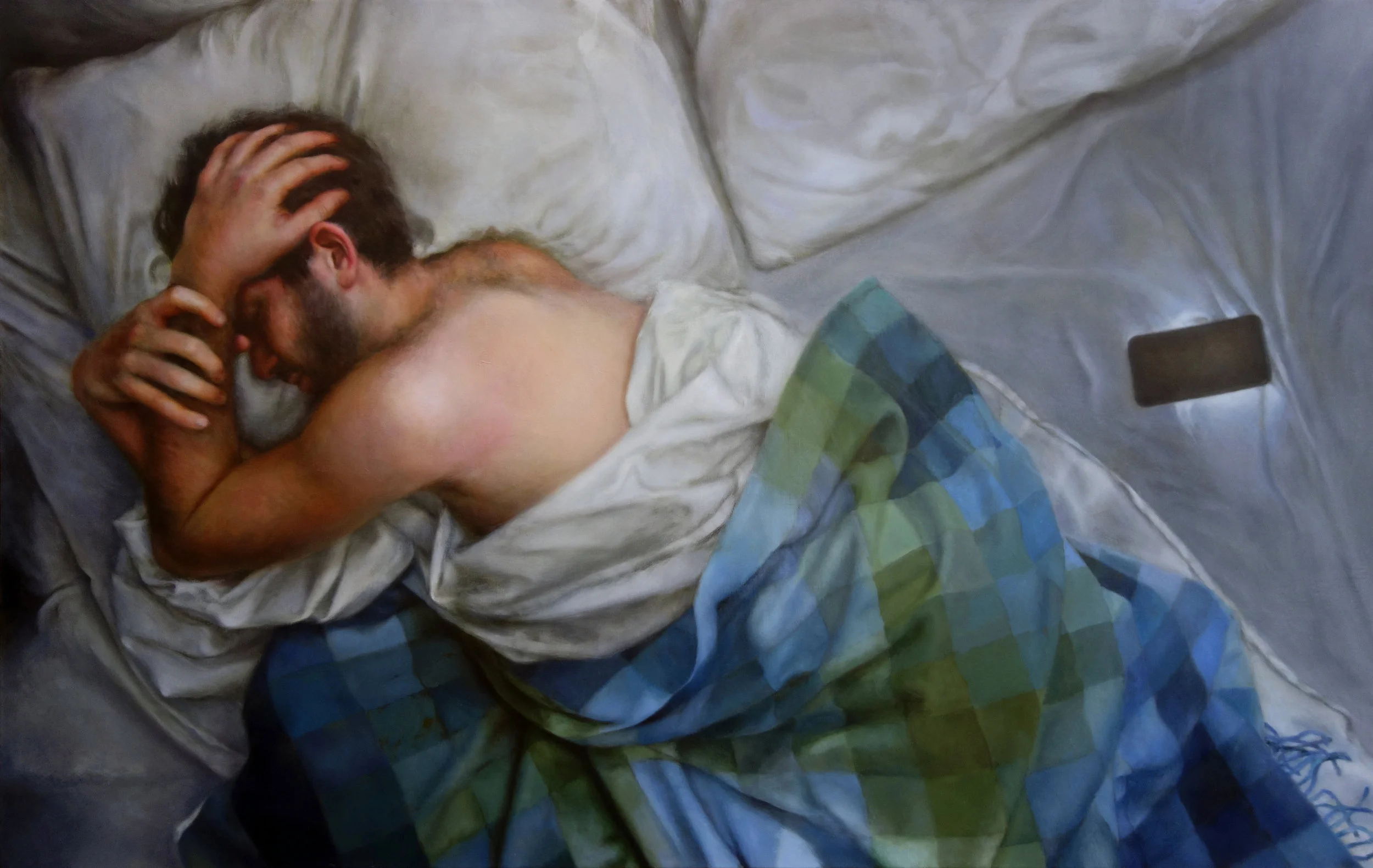 SLEEP MODE oil on canvas 30” x 48” 2016