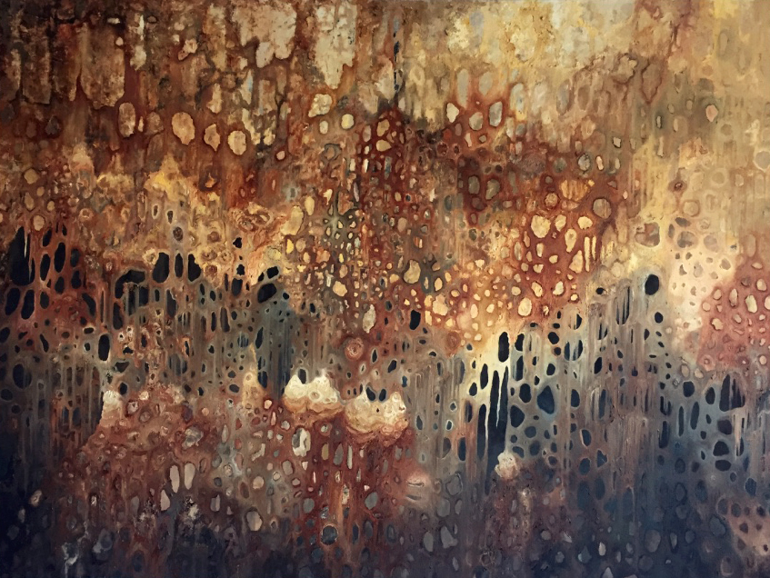   DWELLER  oil on canvas 36” x 48” 2011 