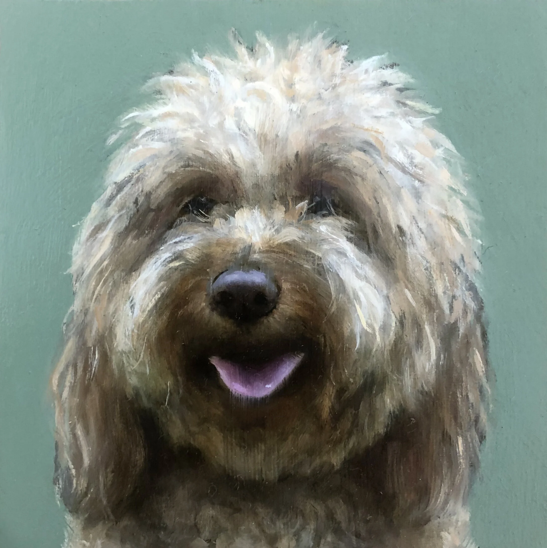   WINSLOW  oil on panel 4” x 4” 2019 