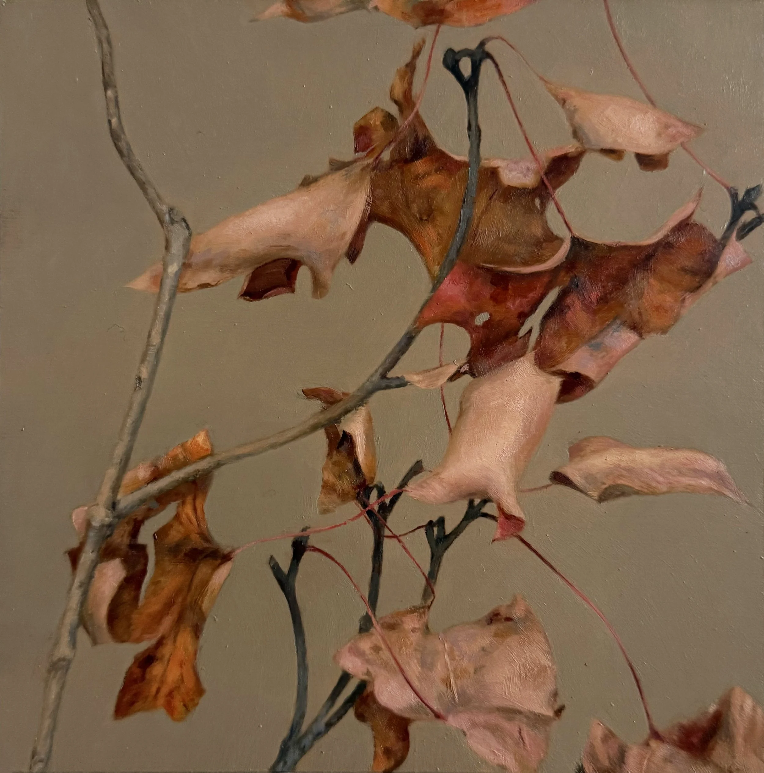   WINTER (LANCER LOOP)  oil on panel 6” x 6” 2025 