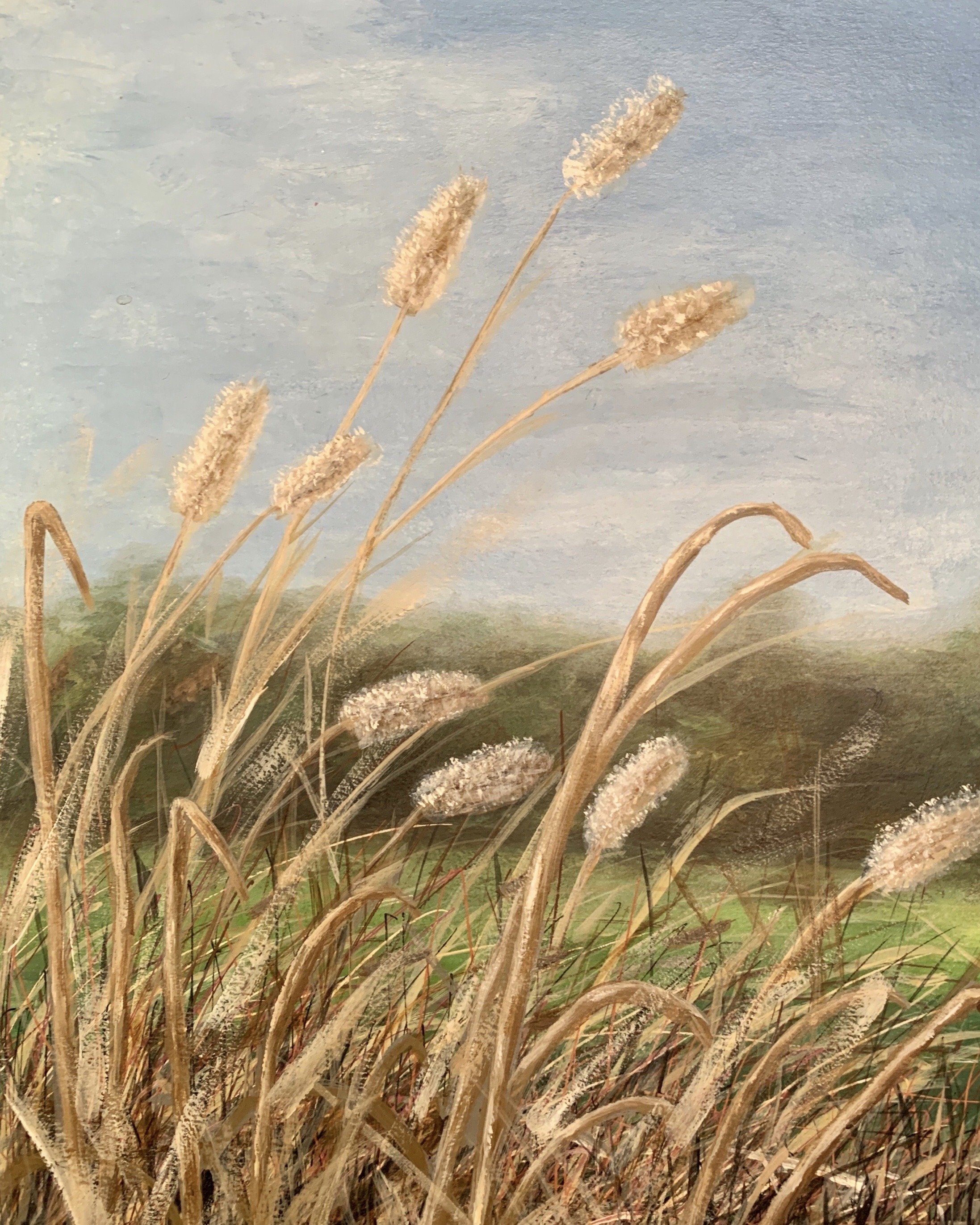 GENTLE BREEZE     ACRYLIC ON CANVAS  9”X12”     $220.00  +tax