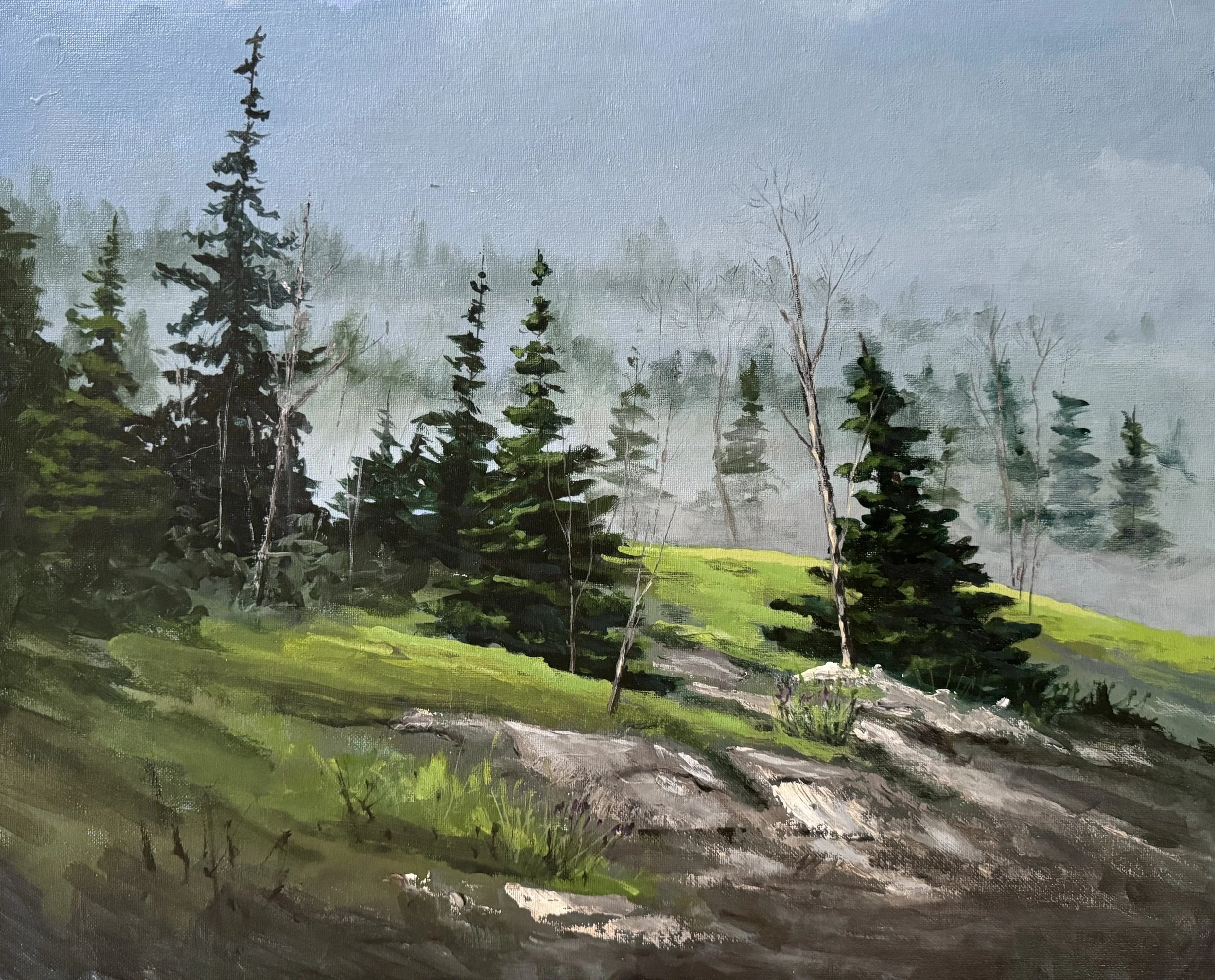 VIRGINIA BYWAYS  ACRYLIC    16X20    $350