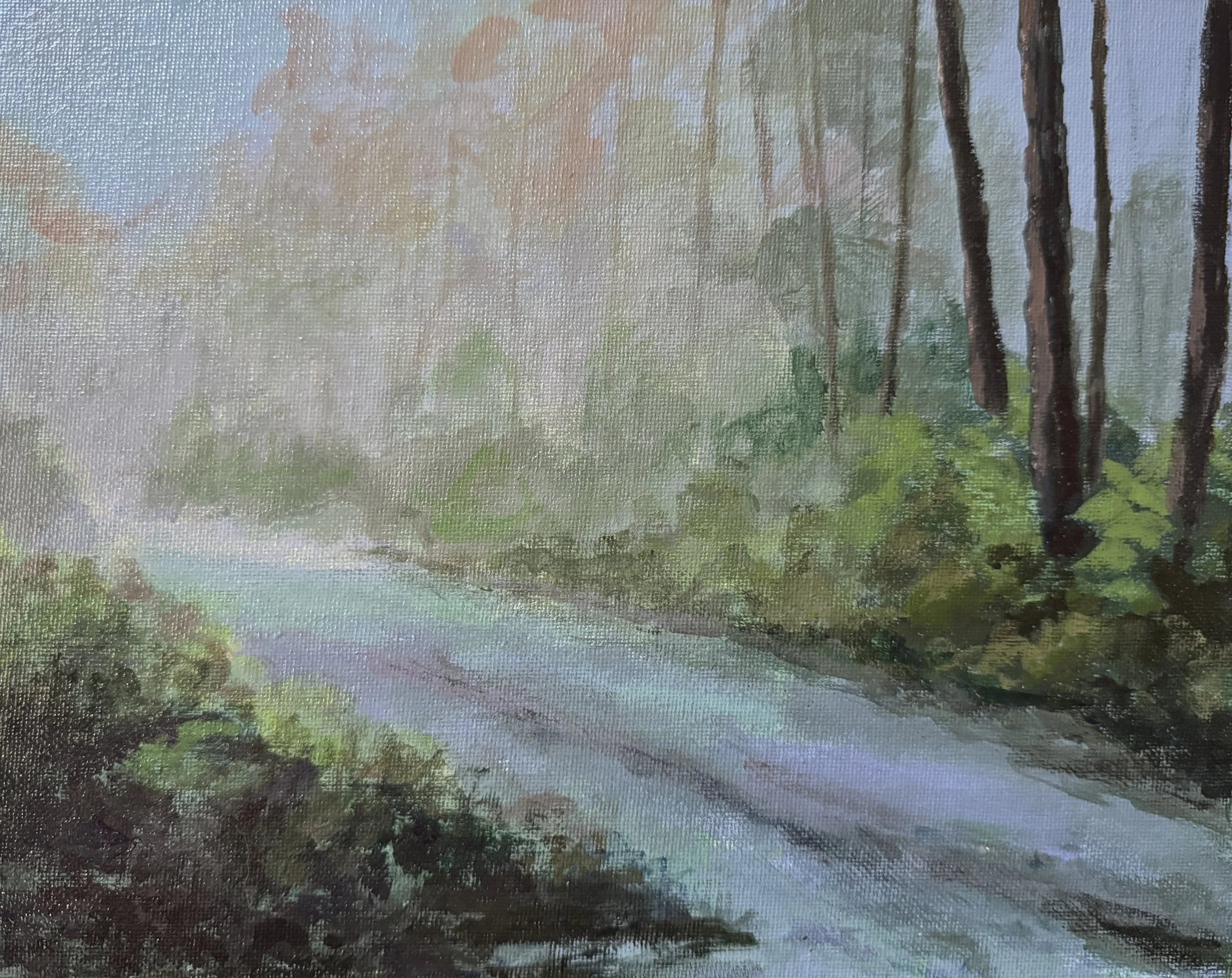 ACCOTINK ROAD  ACRYLIC   8X10  $150