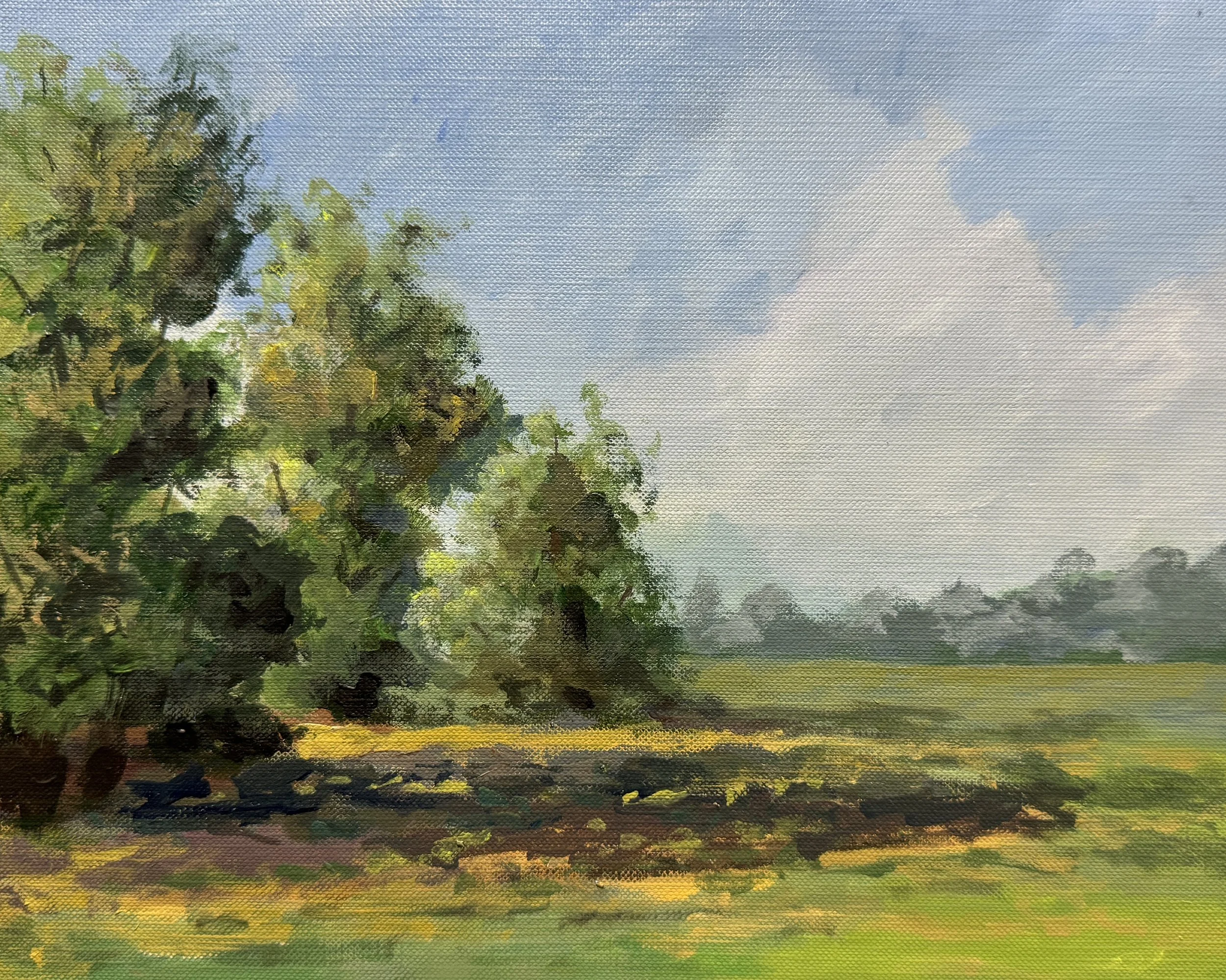 RIVER FARM    ACRYLIC   8X10    $175