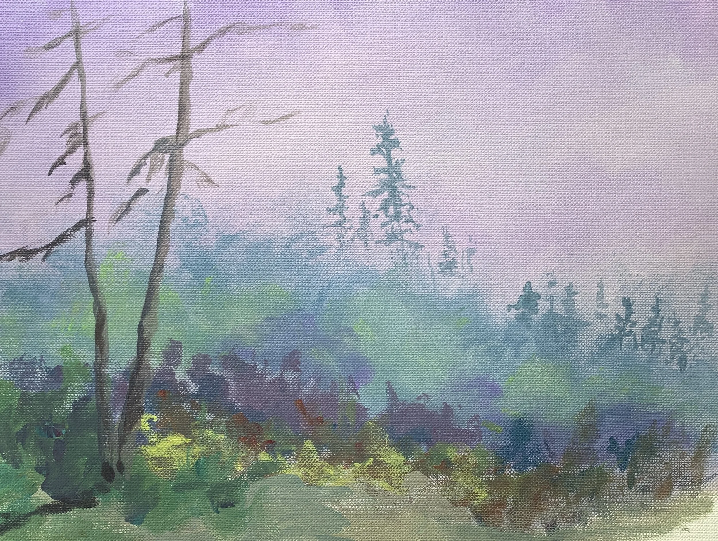 PURPLE HAZE 2    ACRYLIC   8X10    $175