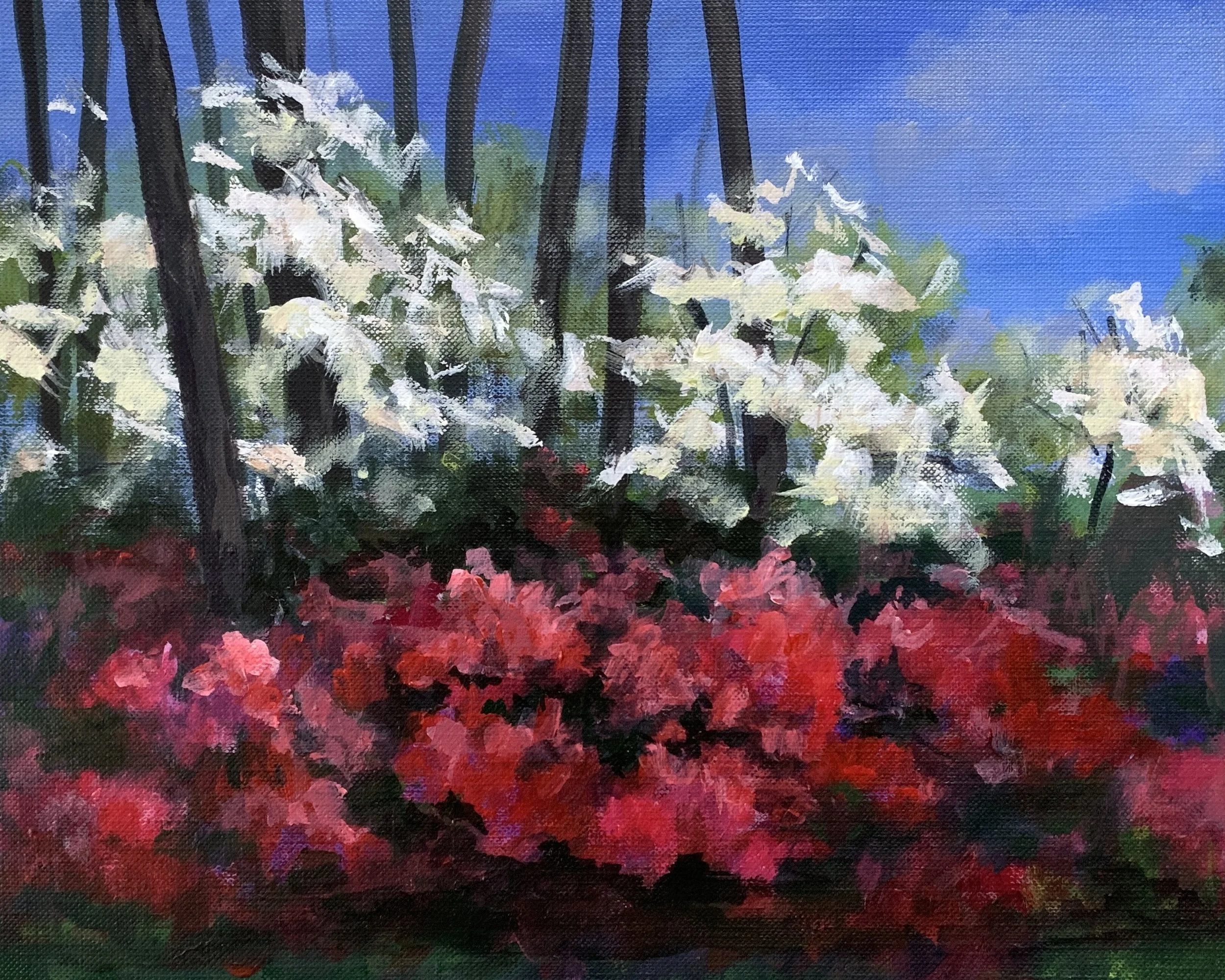 AZALEA 3  ACRYLIC   8X10  $125