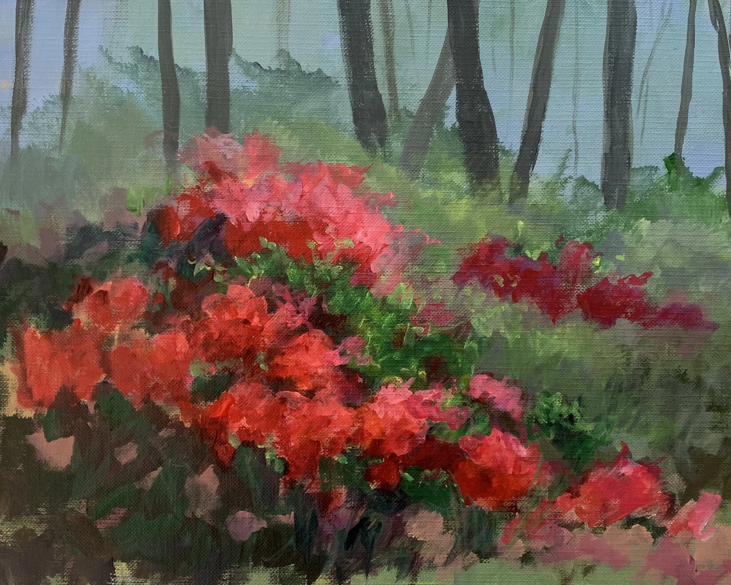 AZALEA   ACRYLIC  8X10   $125