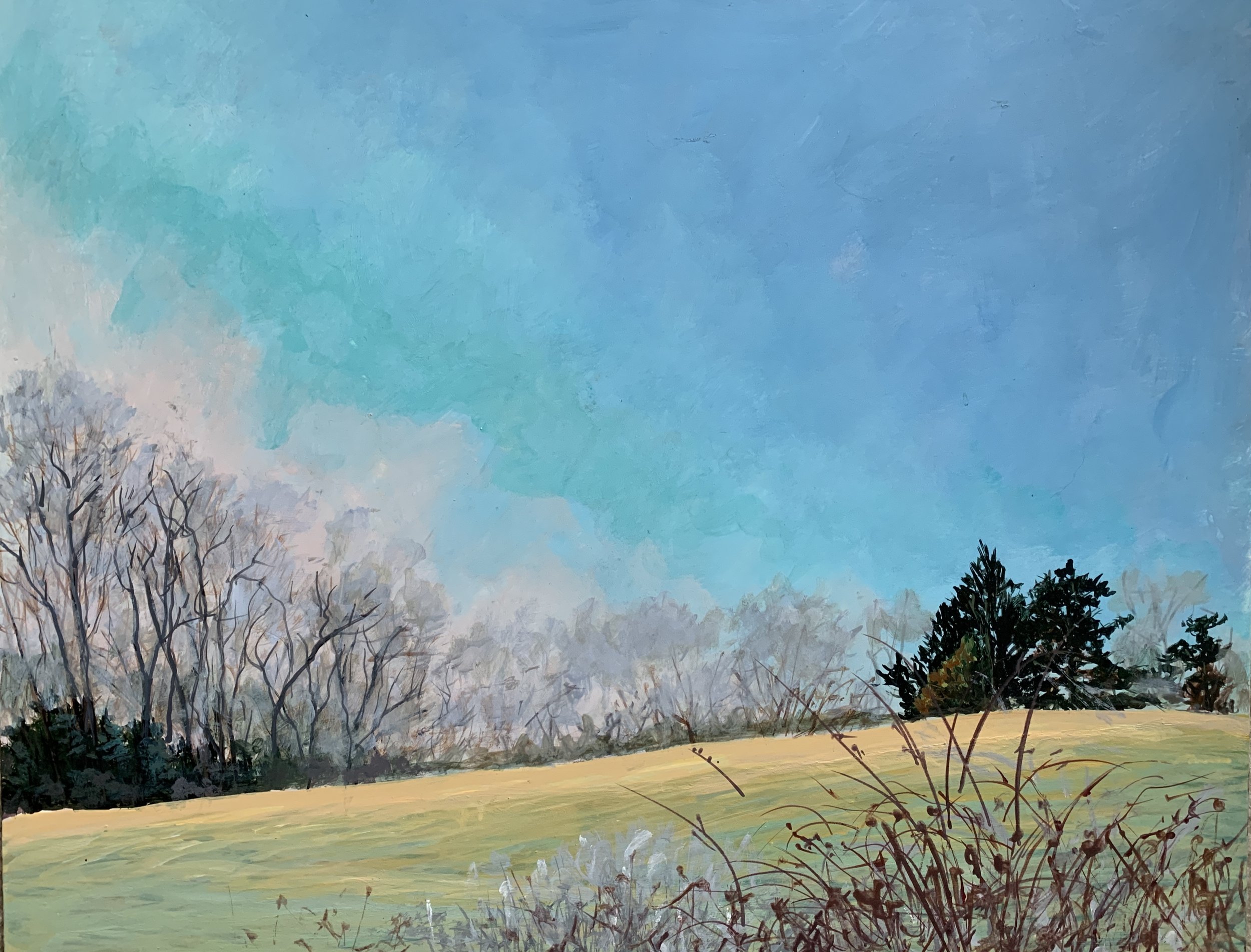 RING ROAD VIEW   ACRYLIC   11X14   $225