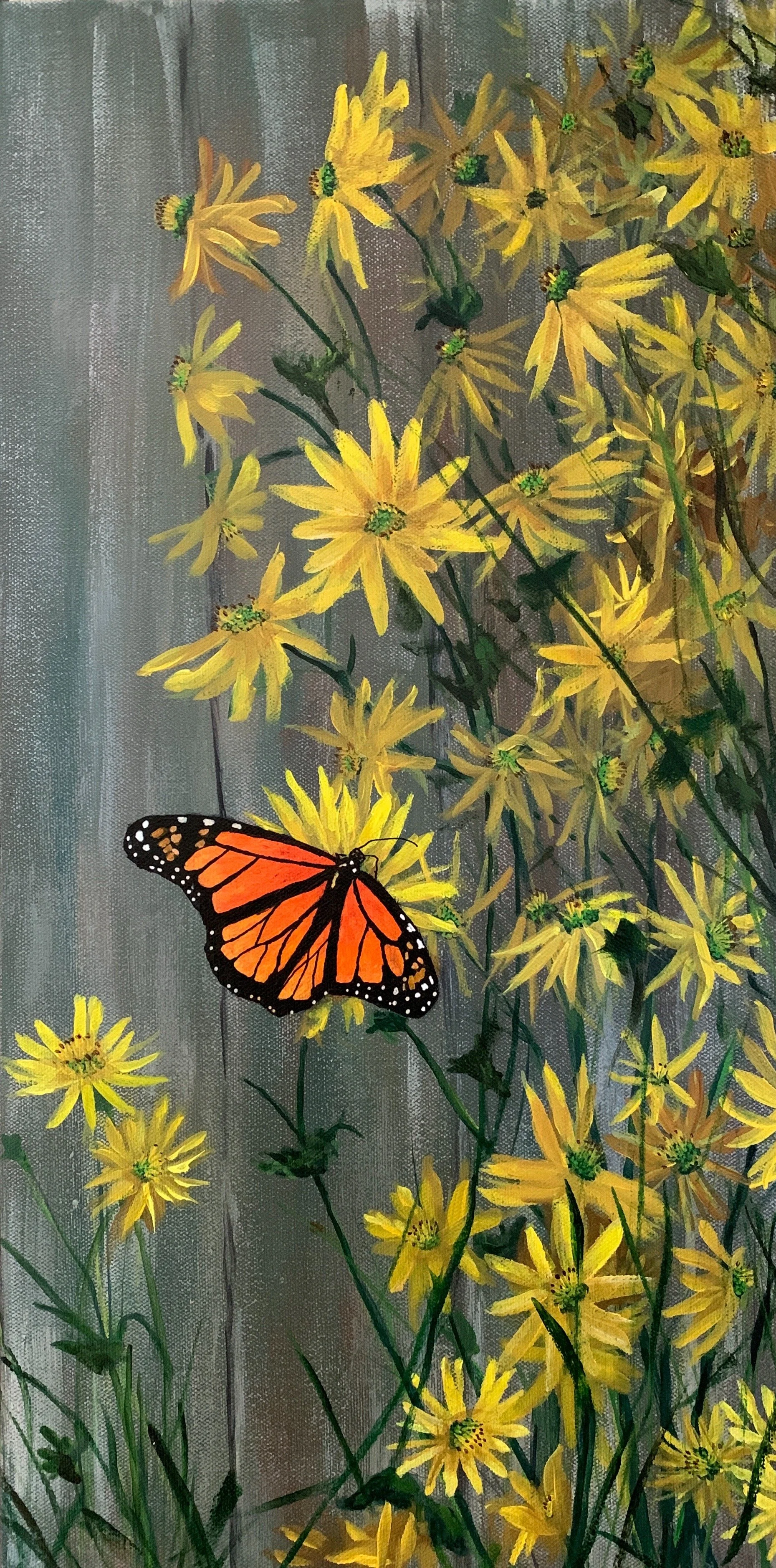 BUTTERFLY   ACRYLIC   12X24   $275