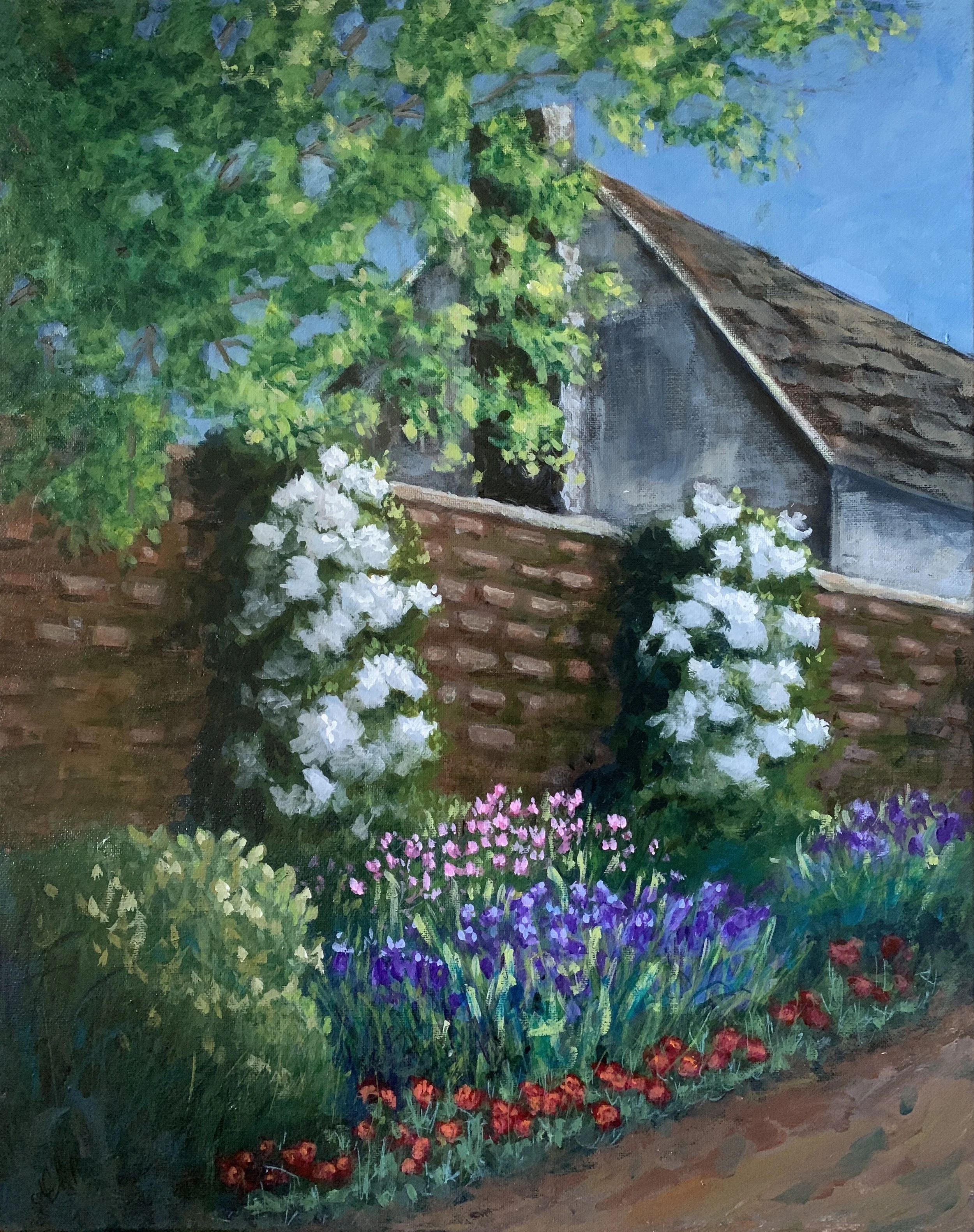 GARDEN WALL   ACRYLIC   16X20   $325