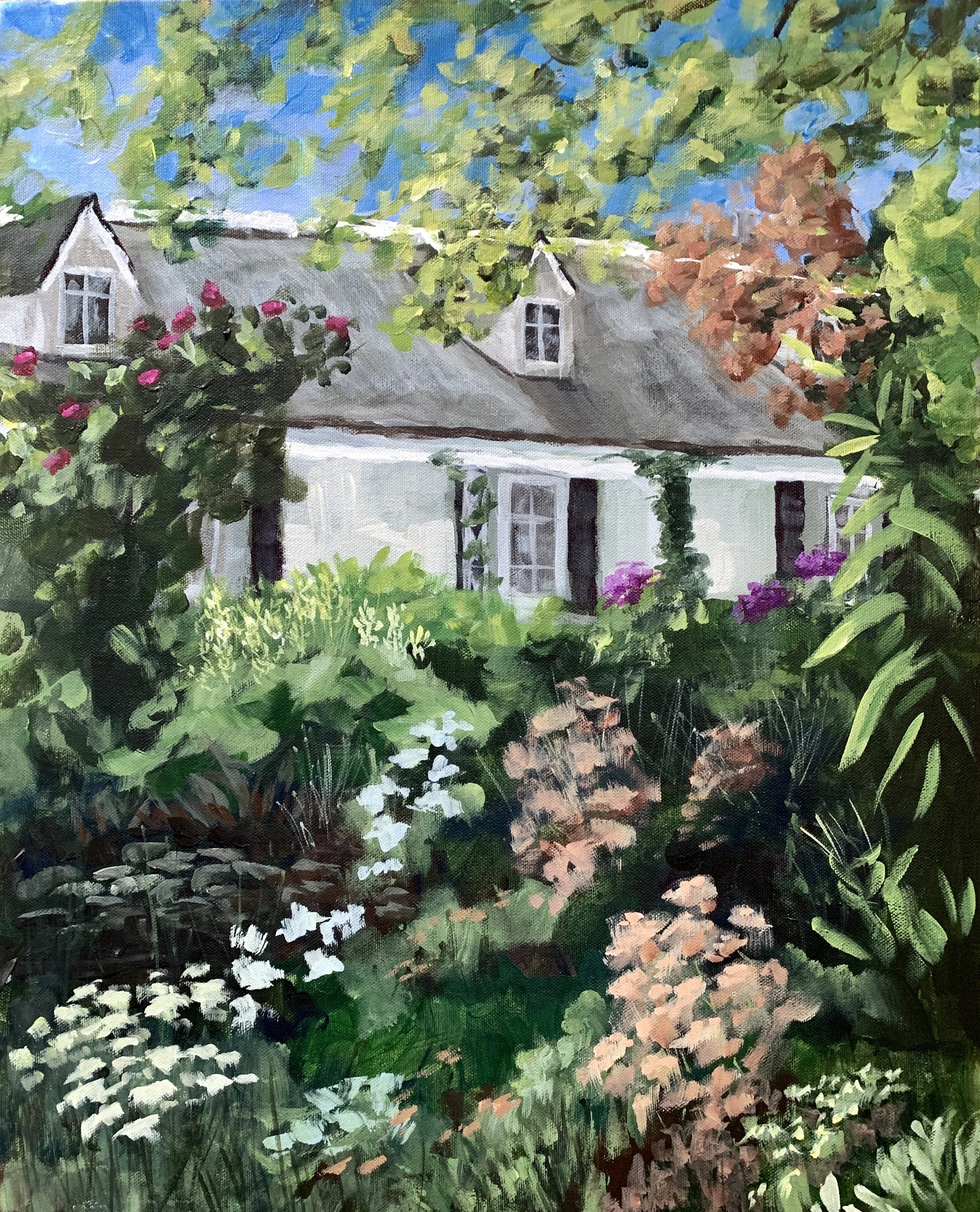 COUNTRY HOUSE GARDEN   ACRYLIC   16X20   $XX300